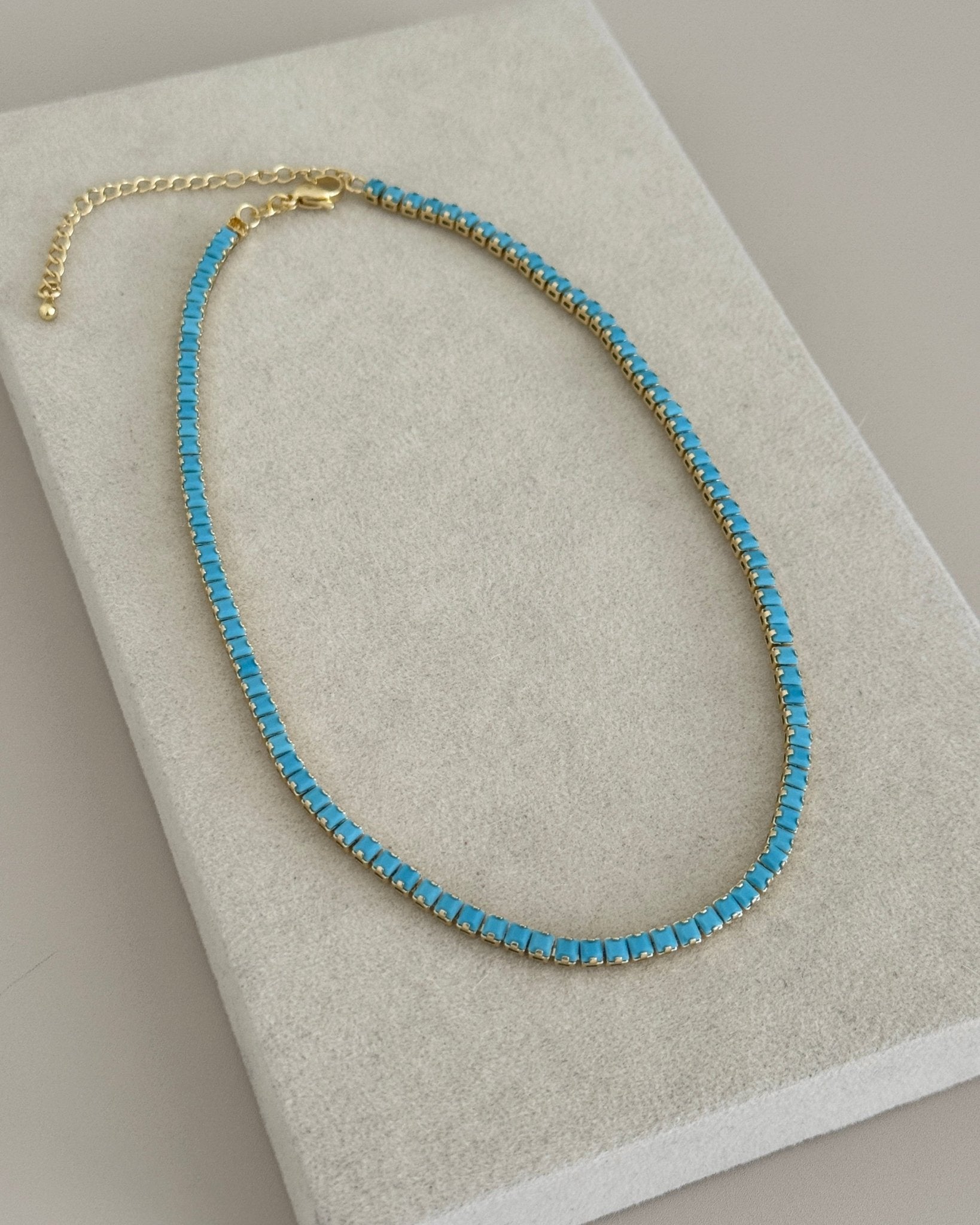 Crystal Tennis Necklace - Necklaces | LimaLimón Store - 3