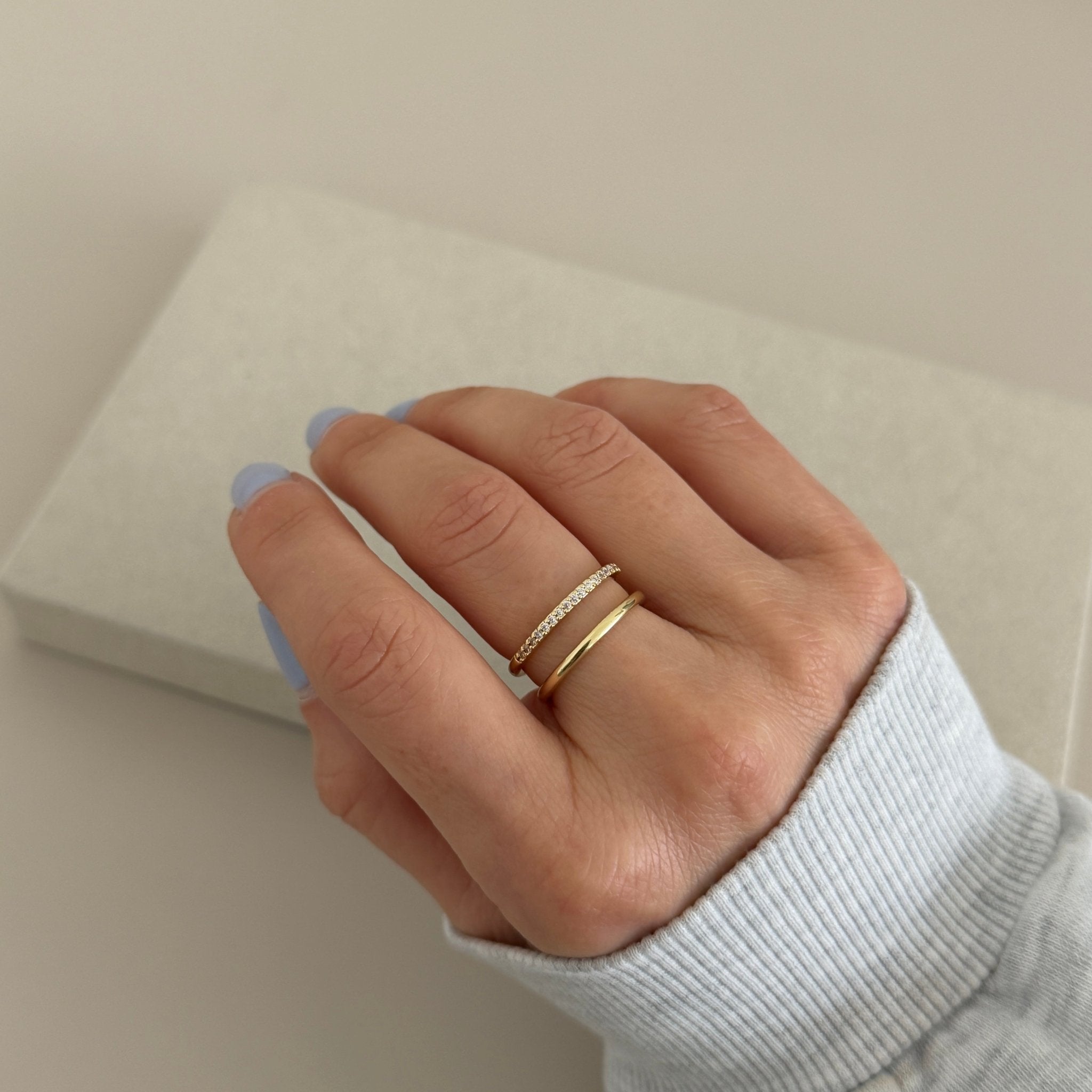 Double Band Crystal Ring - ring jewelry | LimaLimón Store - 3