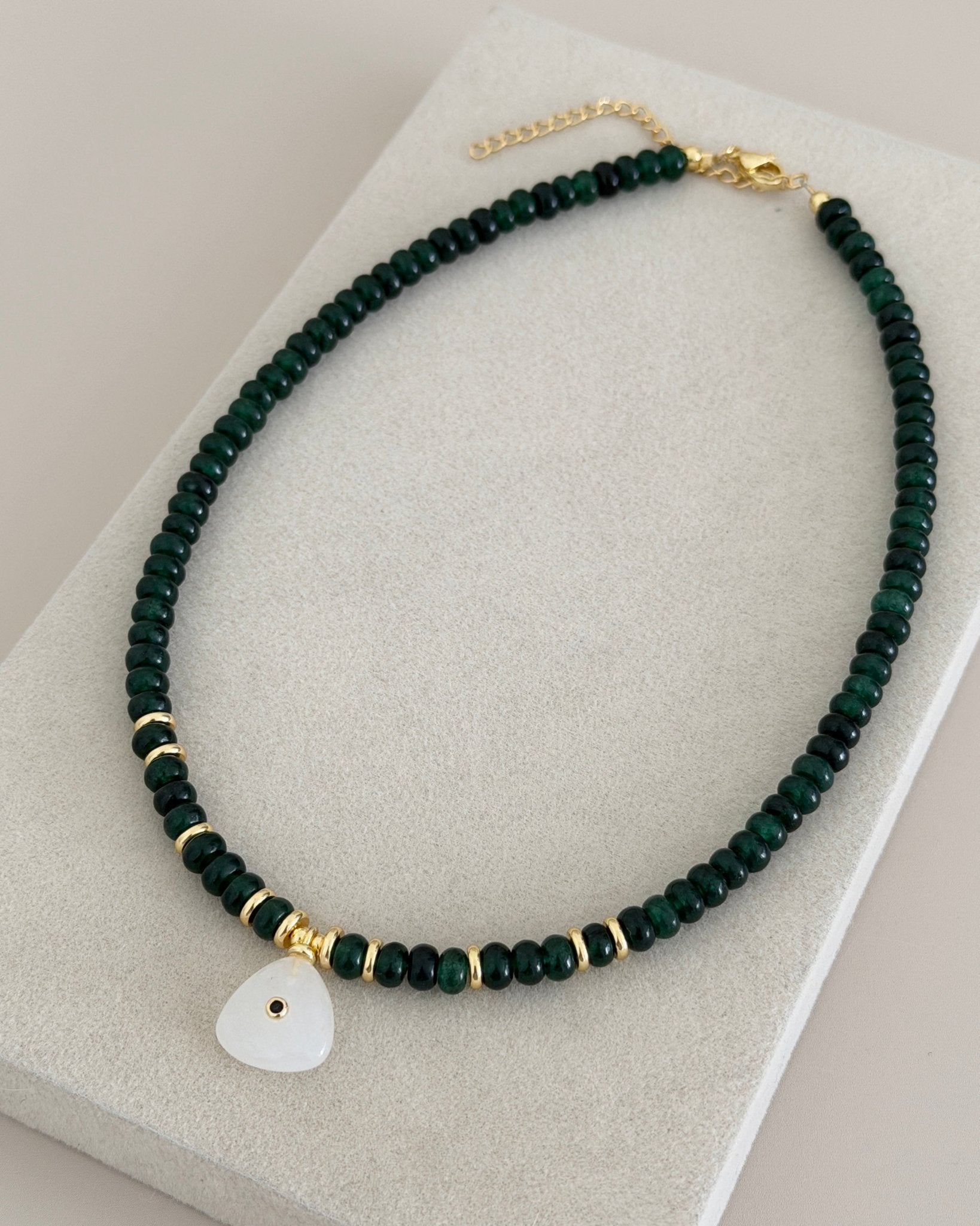 Emerald Aura Necklace - Necklace | LimaLimón Store - 6