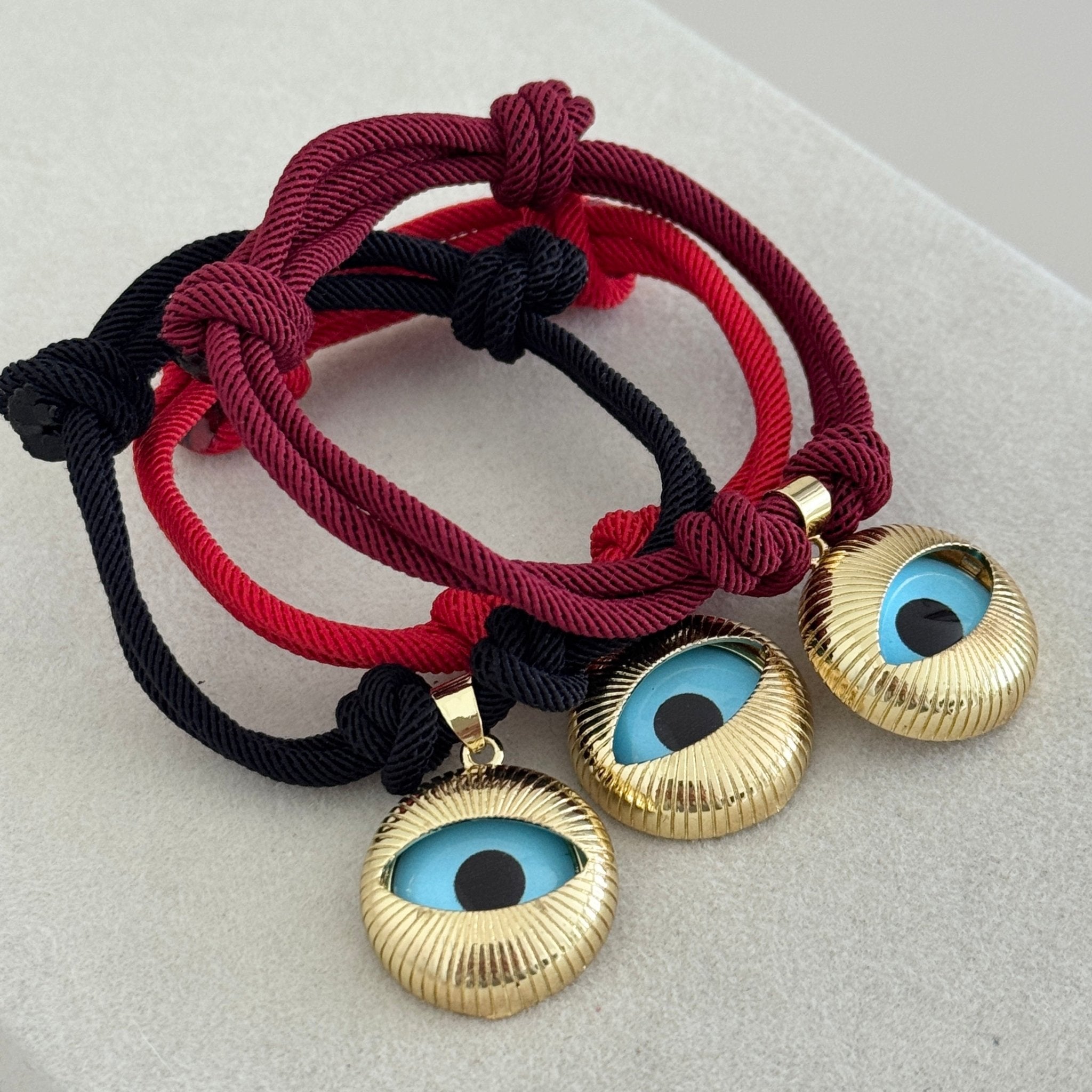 Evil Eye Cord Bracelet - Bracelet | LimaLimón Store - 5