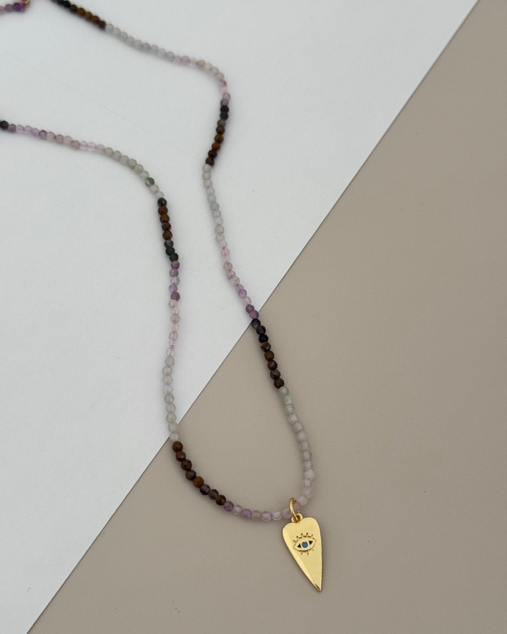 Evil Eye Crystal Necklace - LimaLimón Store
