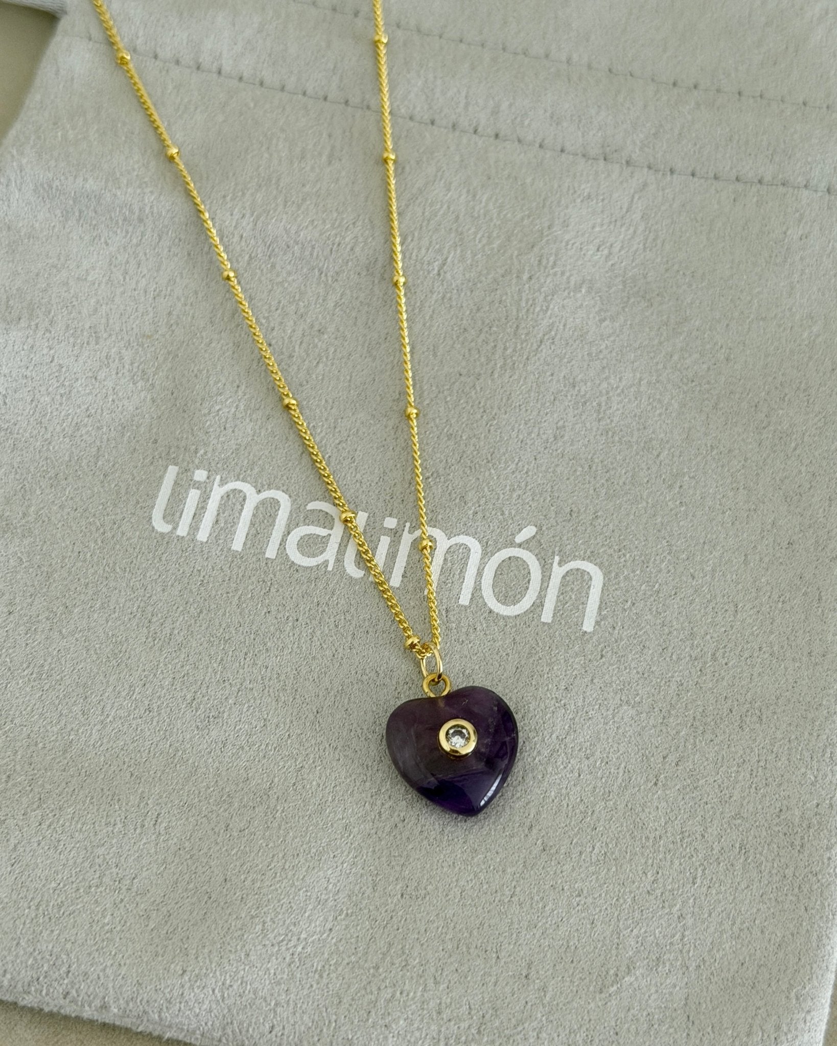 Evil Eye Heart Necklace - Necklace | LimaLimón Store - 5