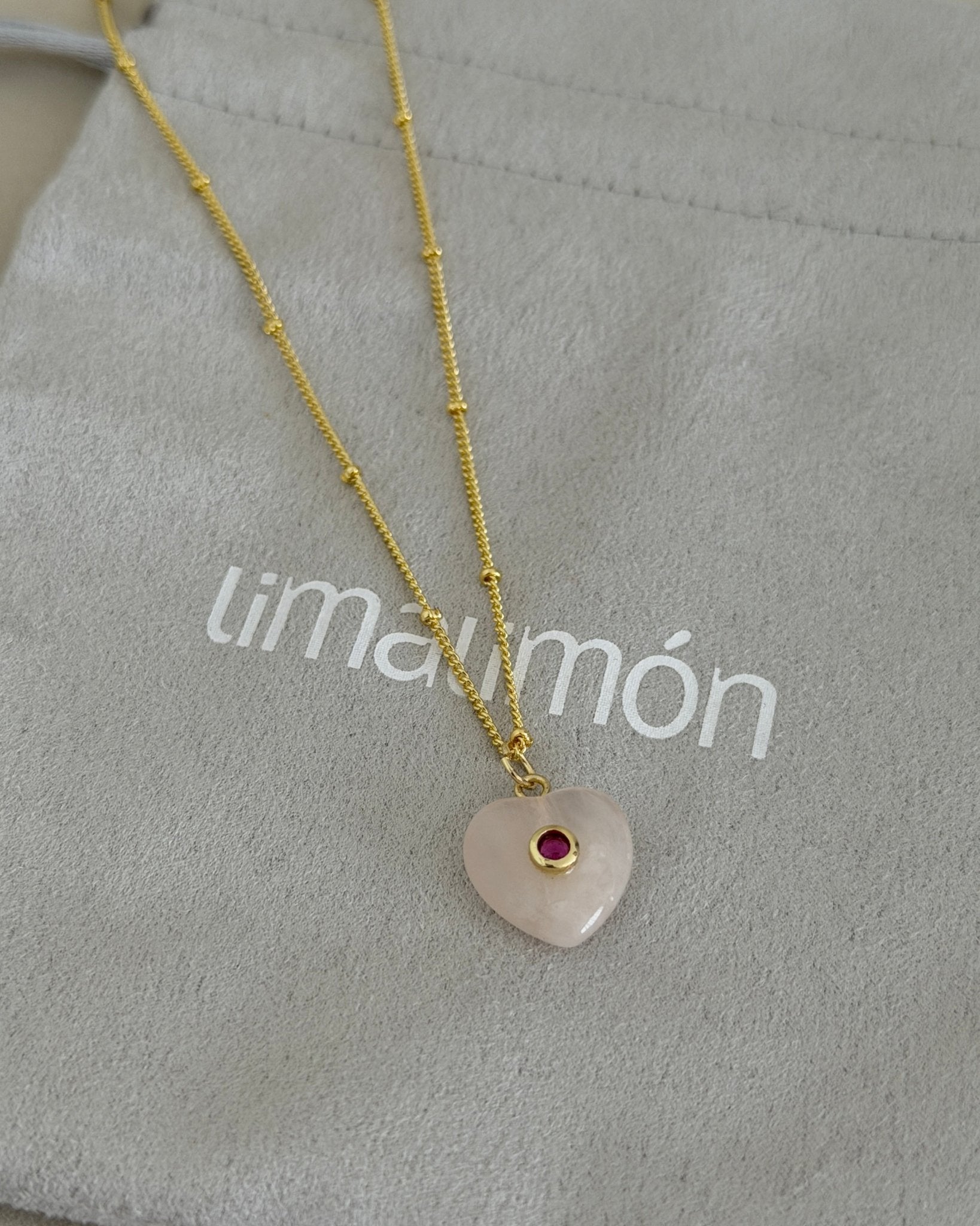 Evil Eye Heart Necklace - Necklace | LimaLimón Store - 3