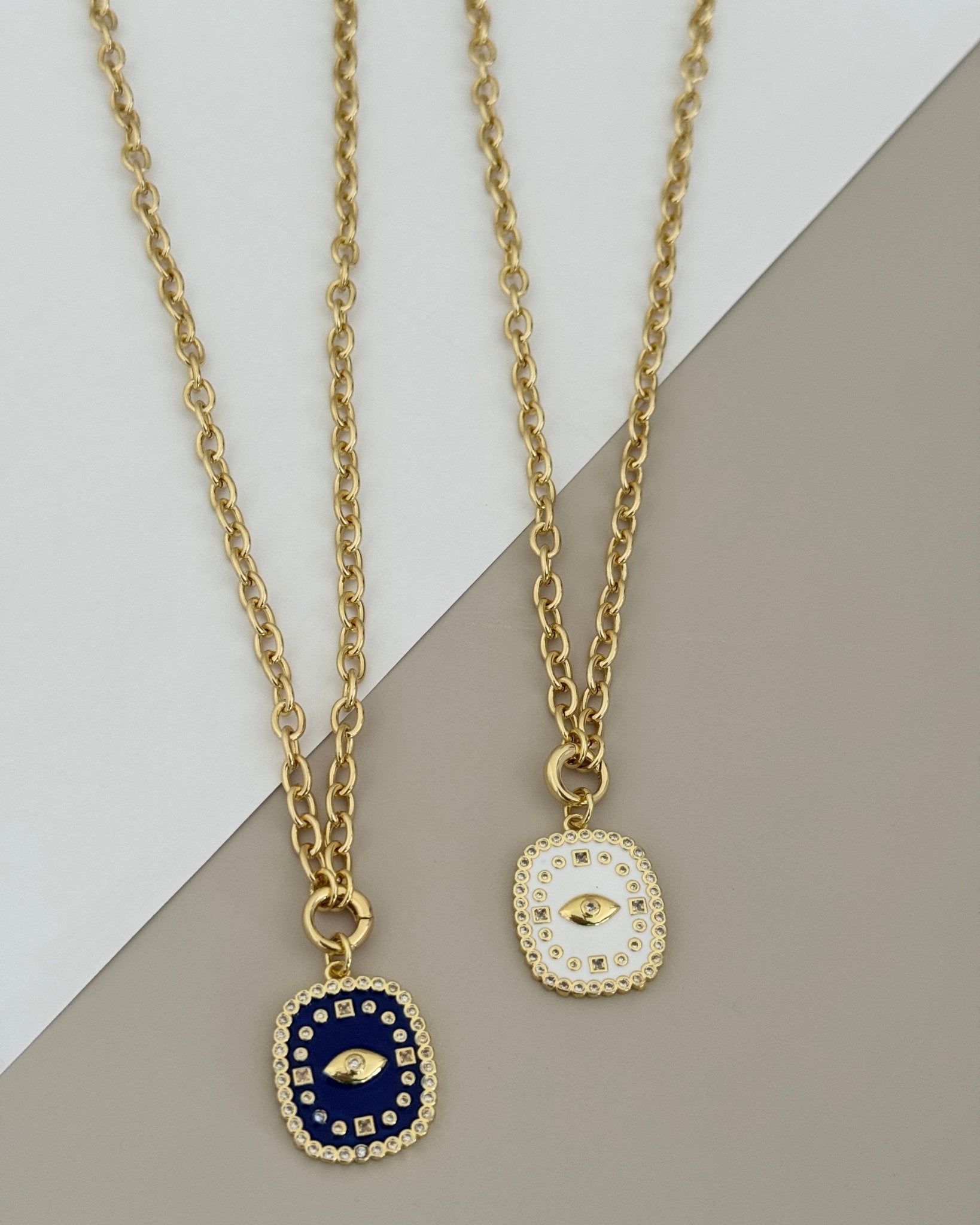 Evil Eye Pendant Necklace - Necklaces | LimaLimón Store - 1