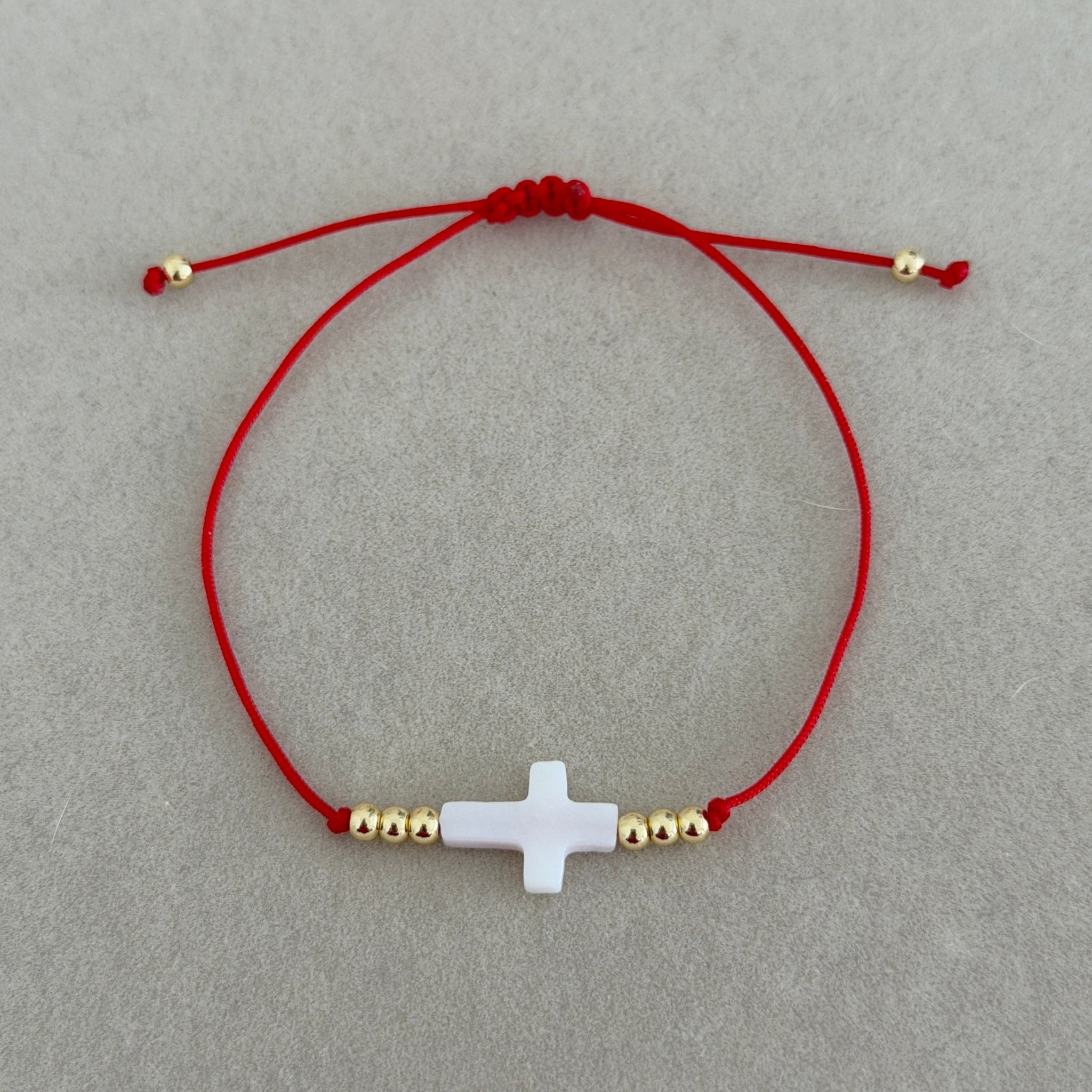 Faith Cross Red String Bracelet - Bracelets | LimaLimón Store - 2