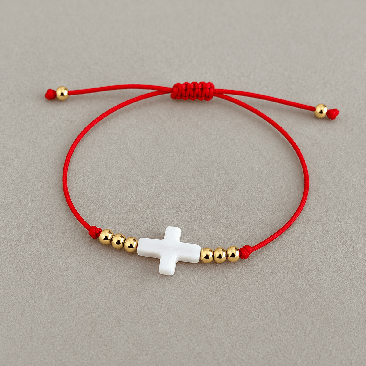 Faith Cross Red String Bracelet - Bracelets | LimaLimón Store - 2