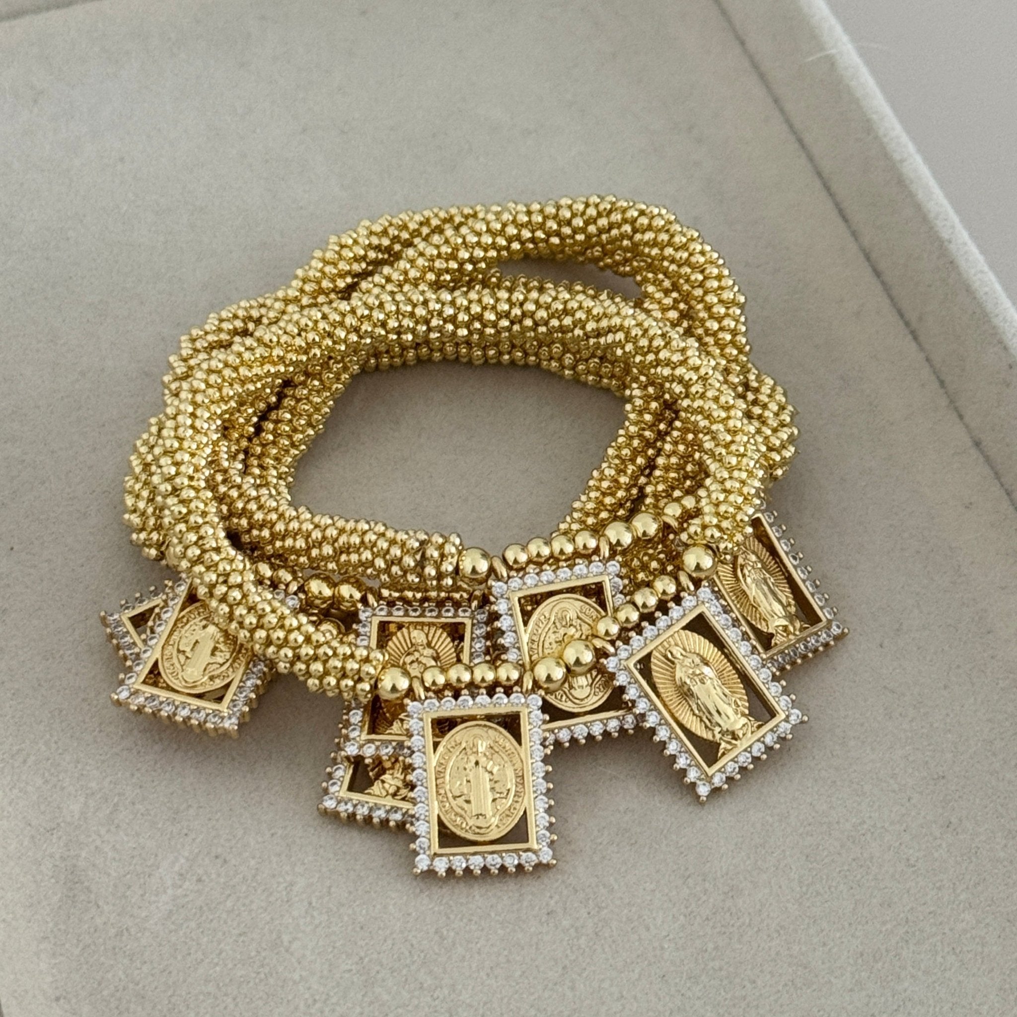 Faith & Devotion Charm Bracelet - Bracelets | LimaLimón Store - 3