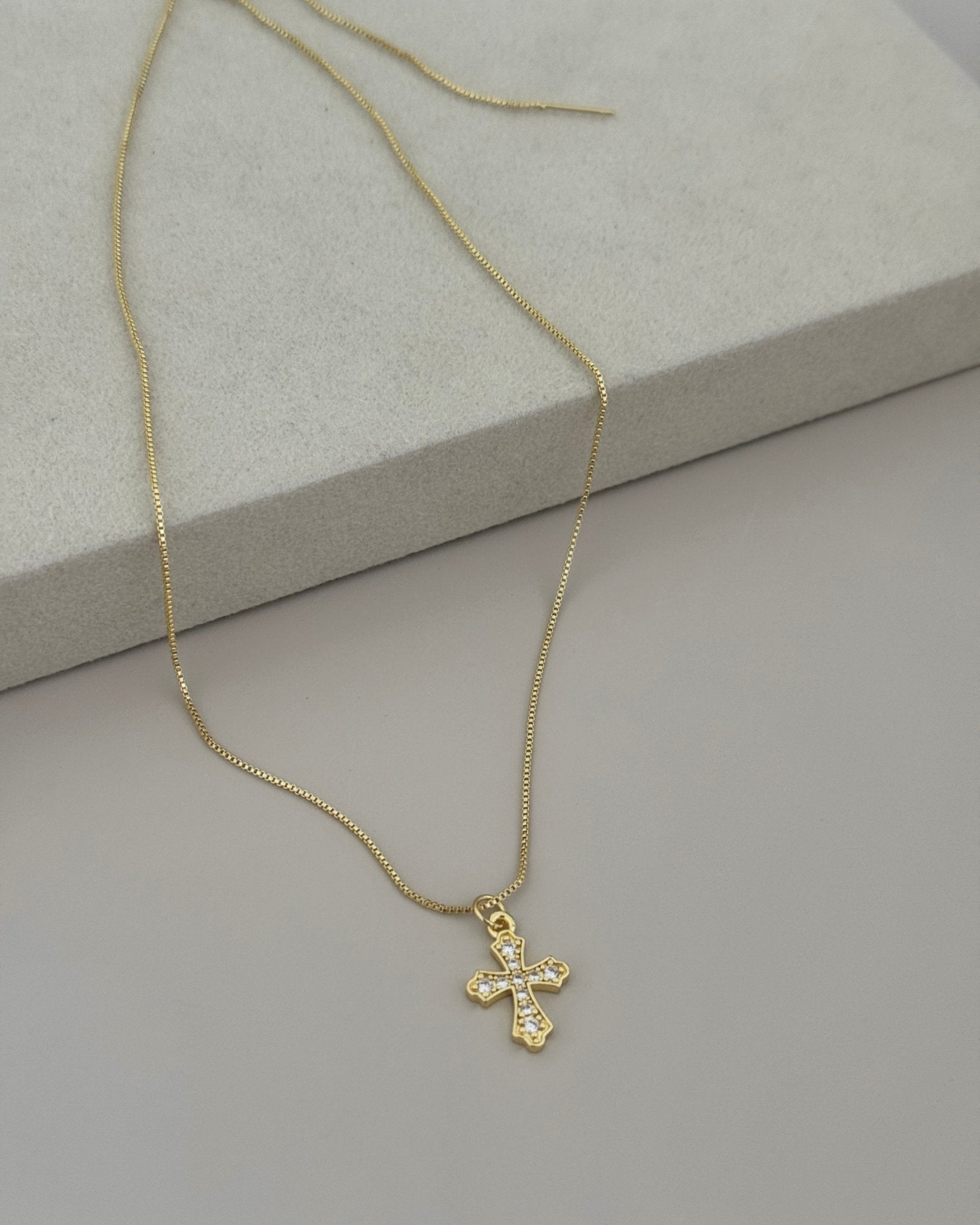 Faith Spark Adjustable Necklace - Necklaces | LimaLimón Store - 1