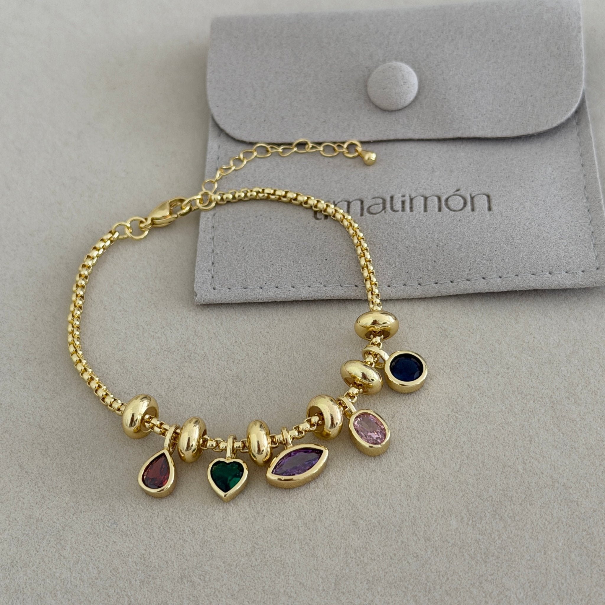 Gem Charm Bracelet - Bracelet | LimaLimón Store - 2
