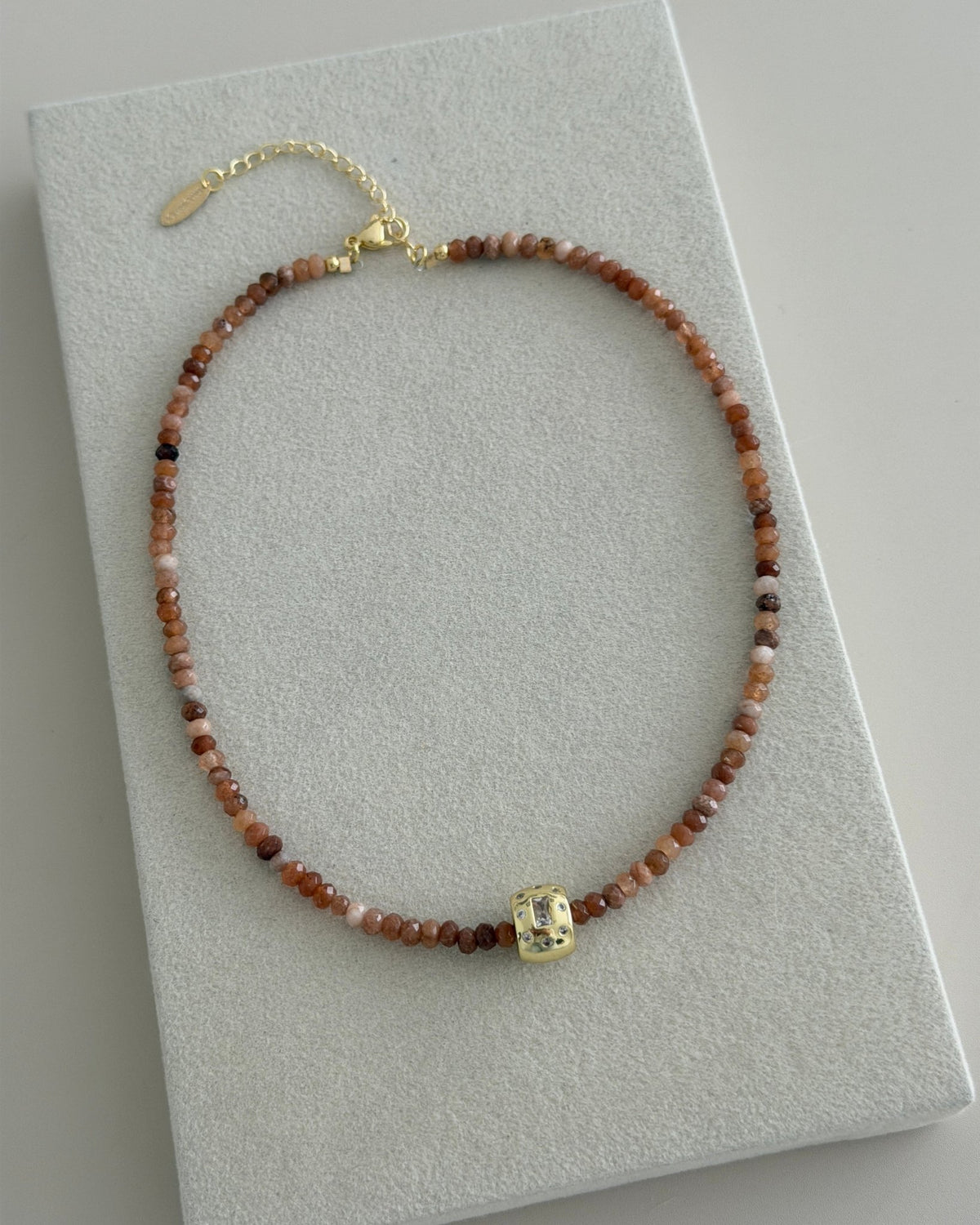 Gemstone Cube Necklace - Necklace | LimaLimón Store - 6