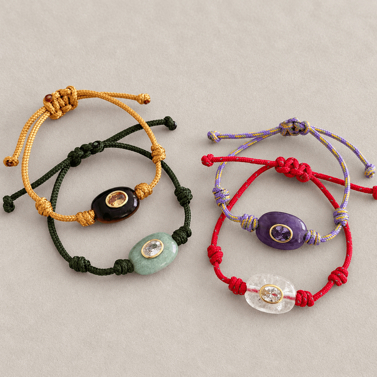 Gemstone Knot Bracelet - Bracelets | LimaLimón Store - 1