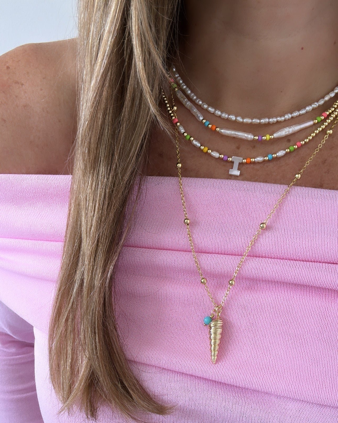 Gold Bead Necklace - Necklace | LimaLimón Store - 8