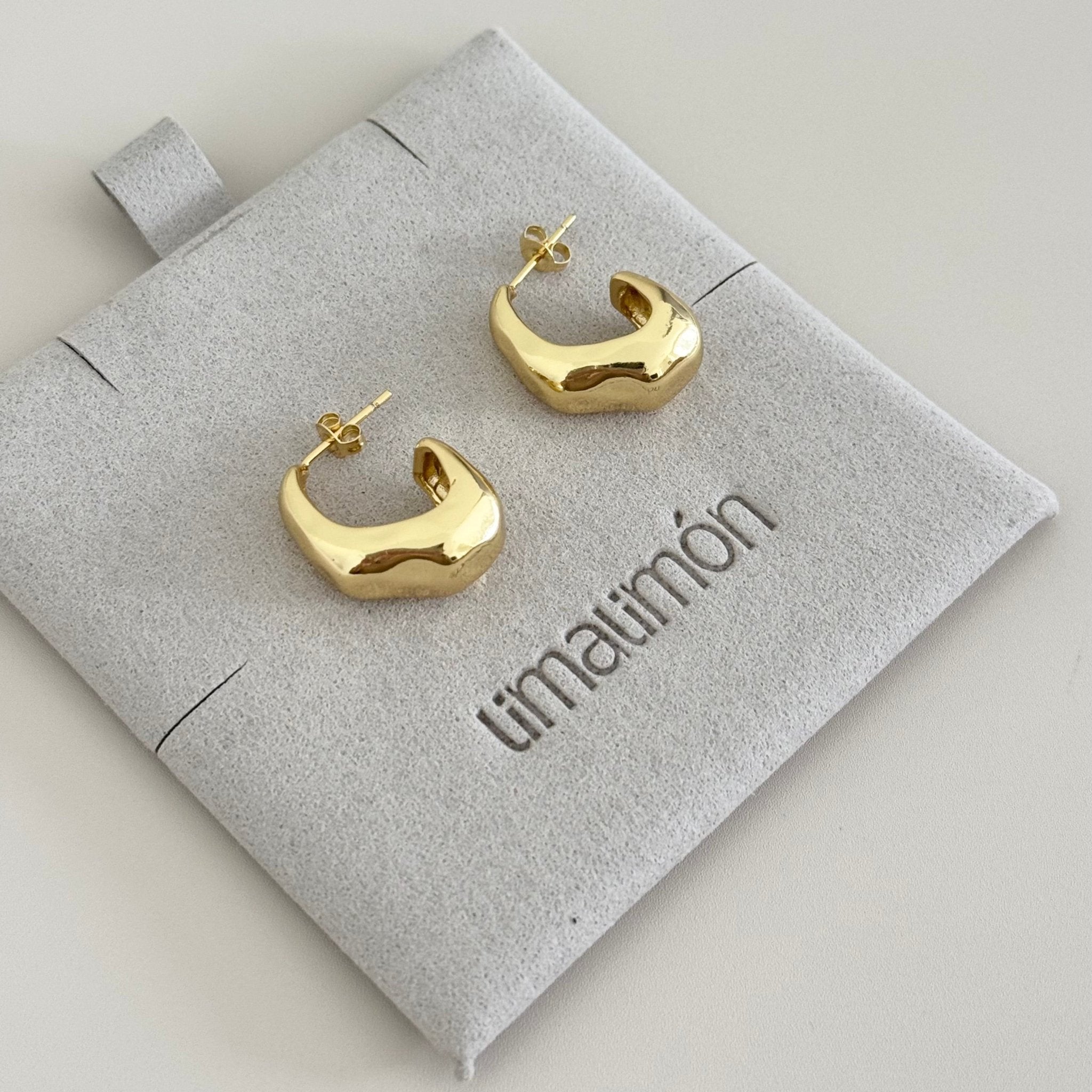 Gold Hoops Earring - LimaLimón Store