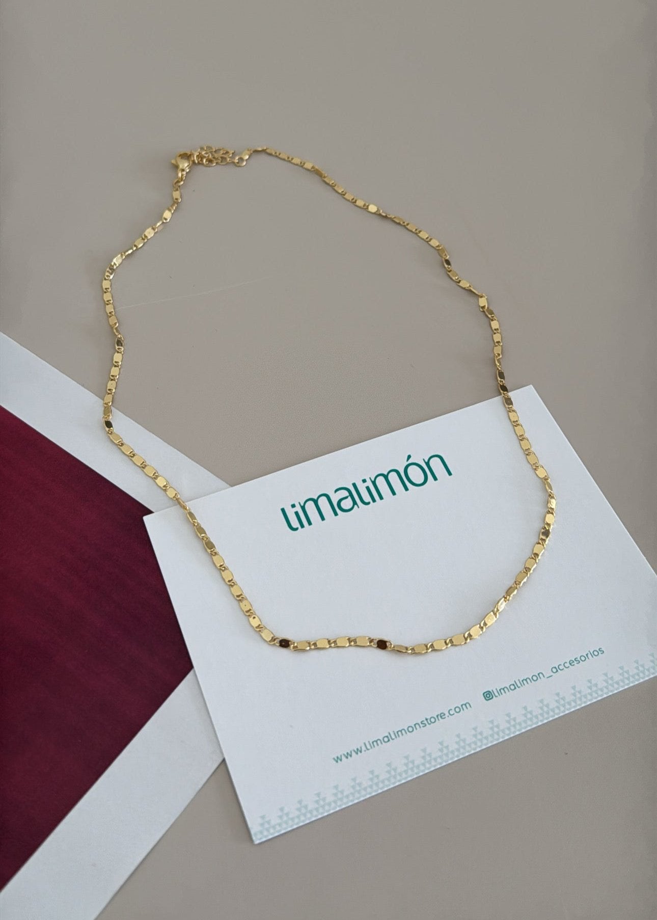 Gold Necklace - LimaLimón Store