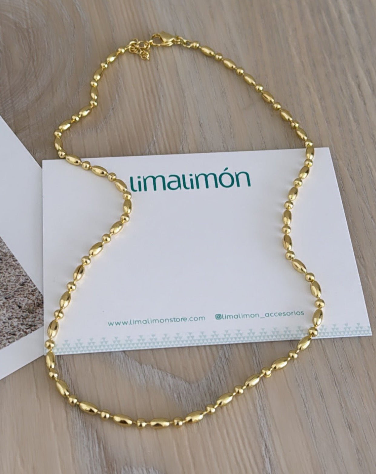 Gold Necklace - Necklace | LimaLimón Store - 2