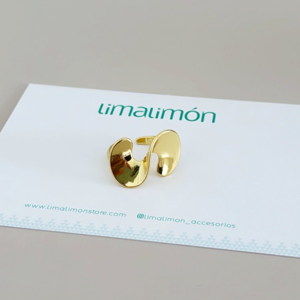 Gold Ring - ring jewelry | LimaLimón Store - 3