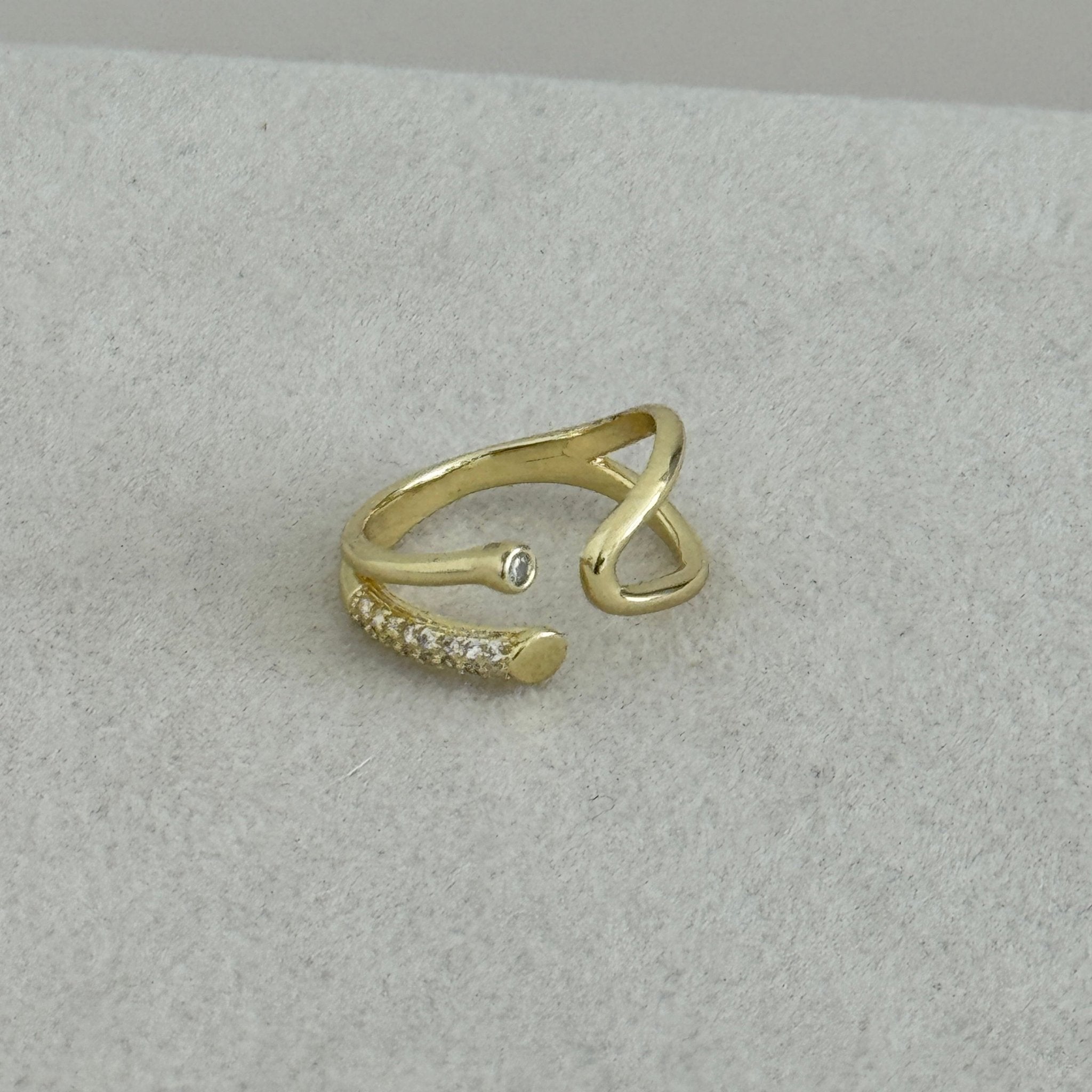 Golden Duo Open Ring - ring jewelry | LimaLimón Store - 4