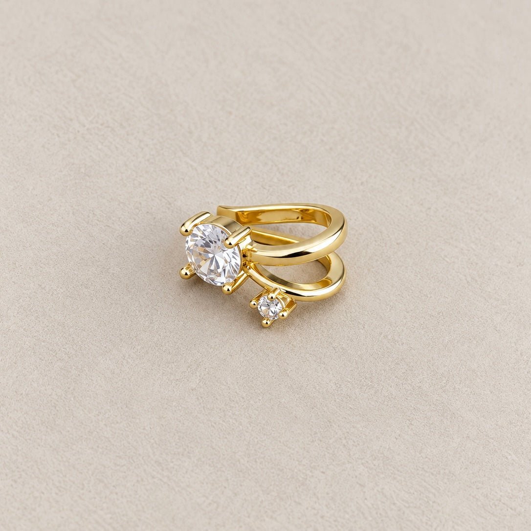 Golden Glow Ear Cuff - Earring | LimaLimón Store - 3