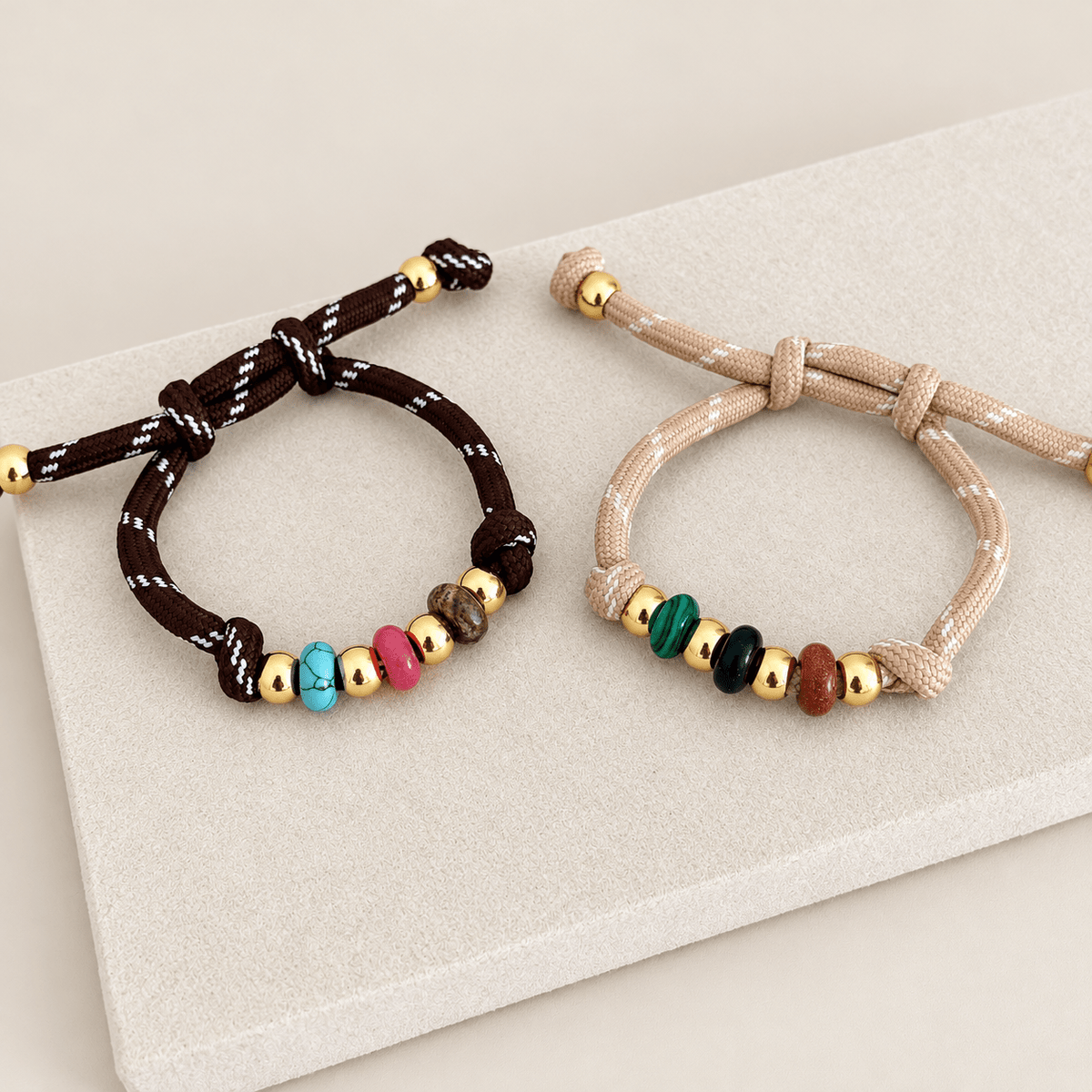 Golden Harmony Cord Bracelet - Bracelet | LimaLimón Store - 1