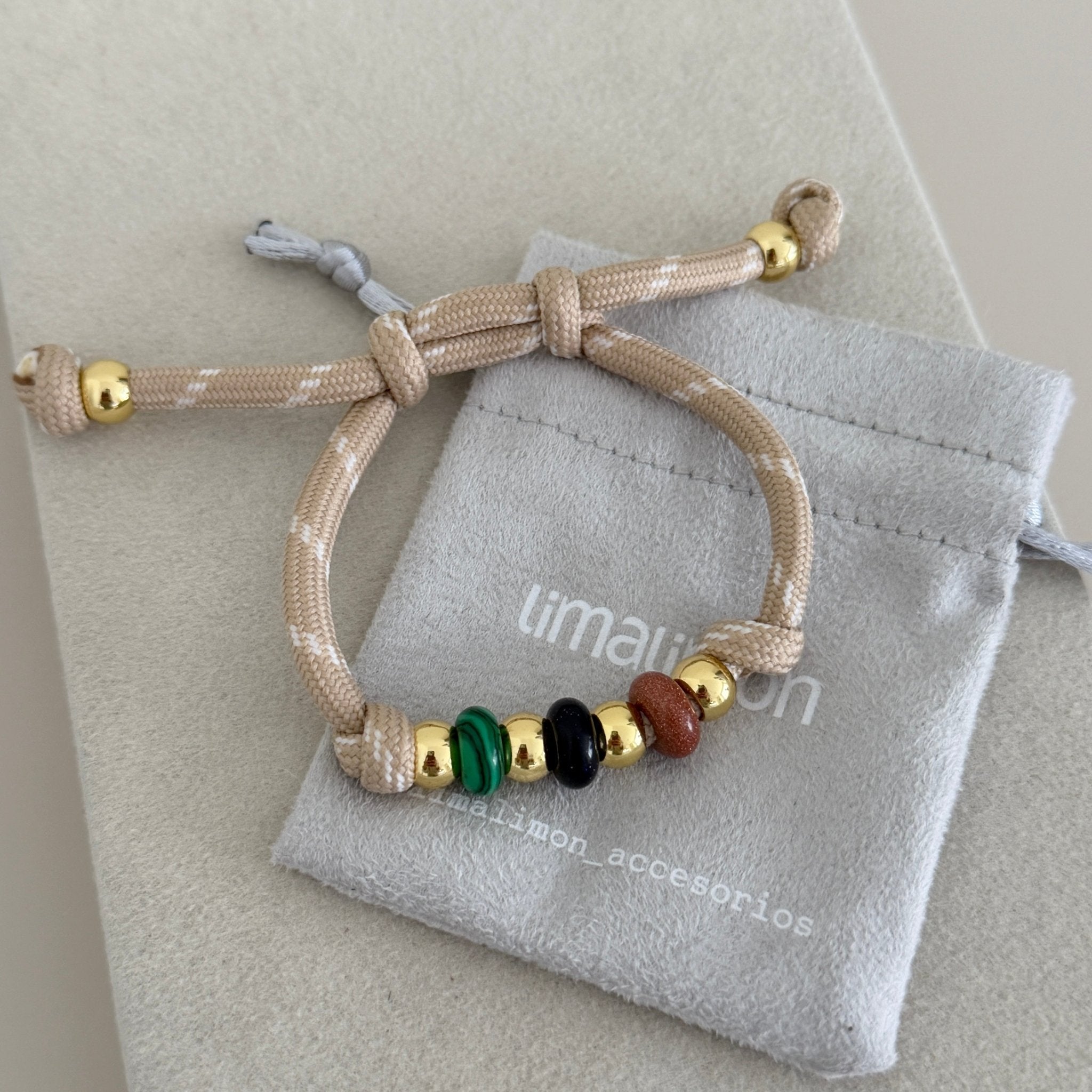 Golden Harmony Cord Bracelet - Bracelet | LimaLimón Store - 2