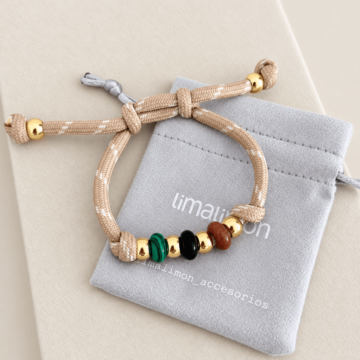 Golden Harmony Cord Bracelet - Bracelet | LimaLimón Store - 2