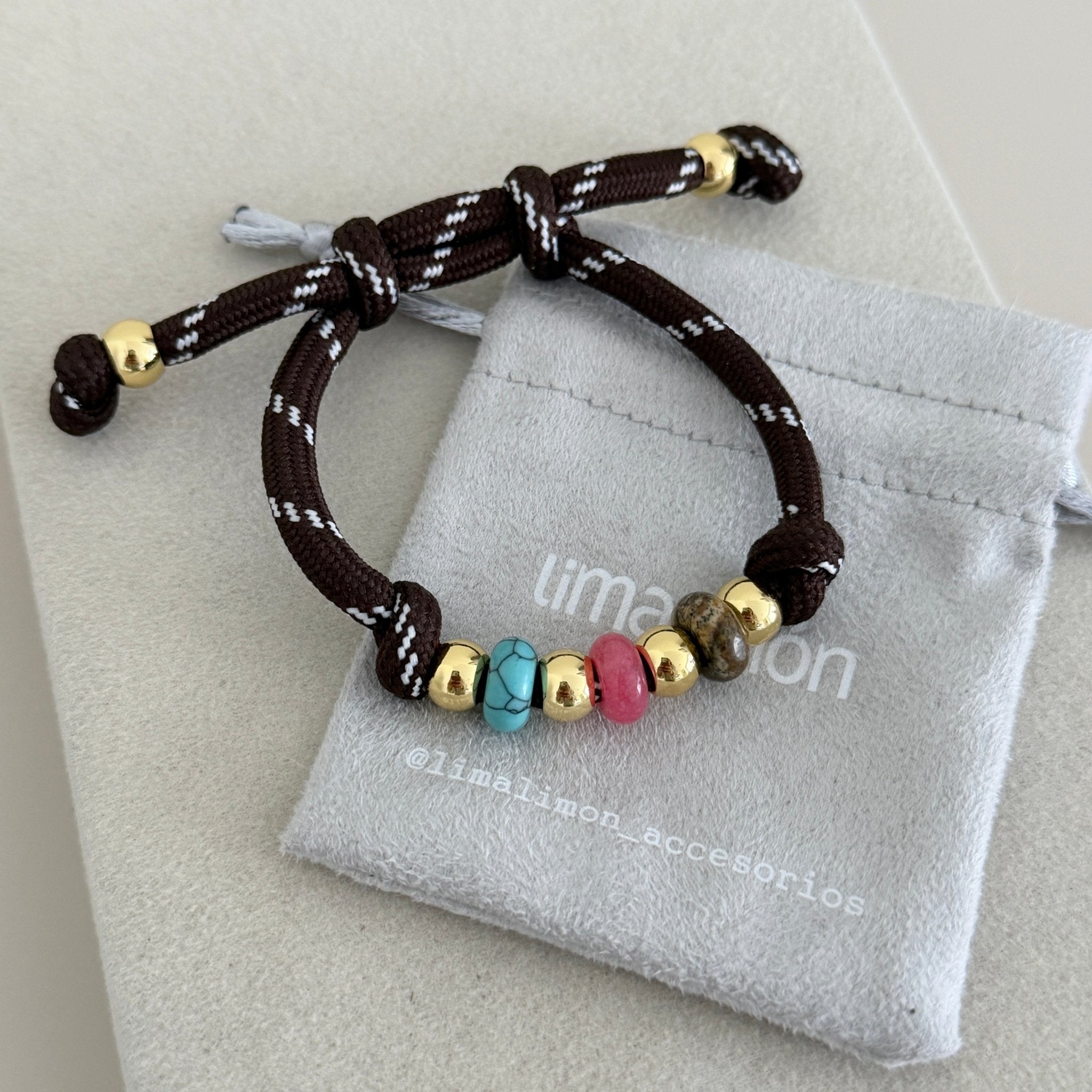 Golden Harmony Cord Bracelet - Bracelet | LimaLimón Store - 3