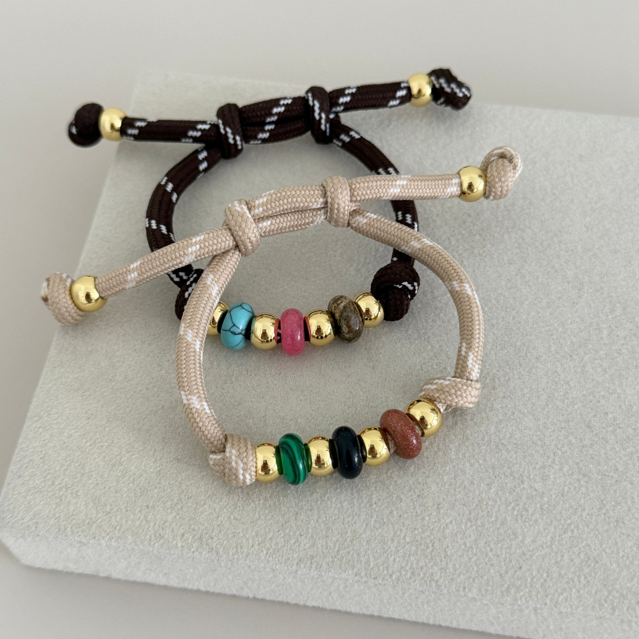 Golden Harmony Cord Bracelet - Bracelet | LimaLimón Store - 4