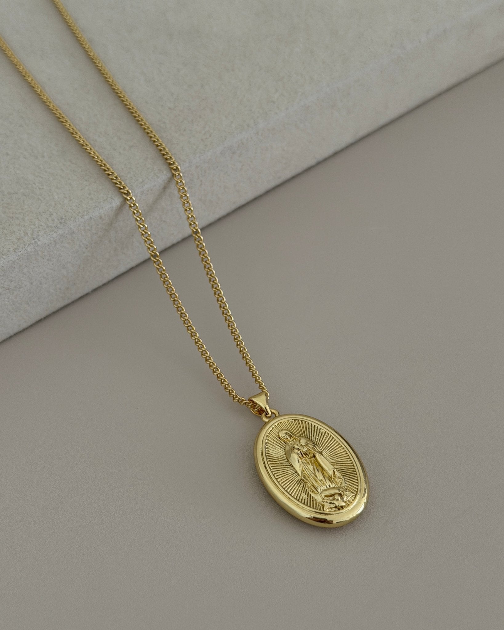 Guadalupe Faith Medallion Necklace - Necklace | LimaLimón Store - 4
