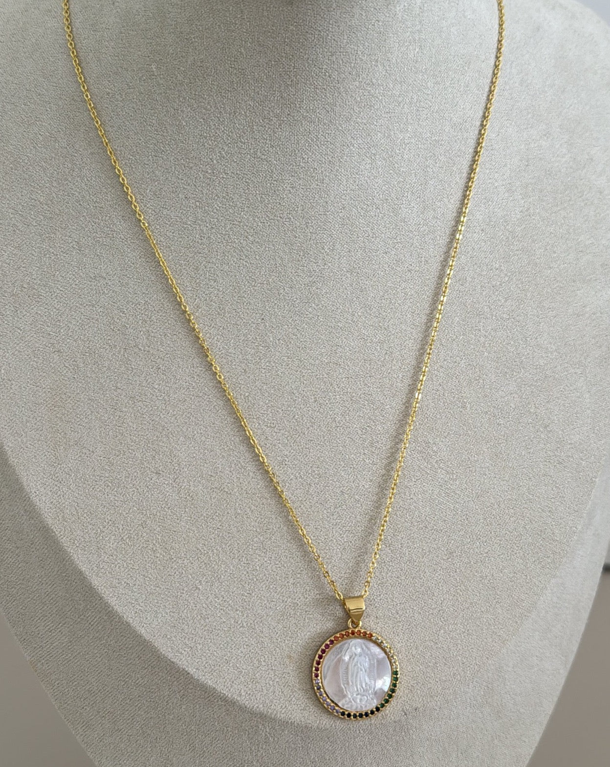 Guadalupe Virgin Necklace - Necklace | LimaLimón Store - 1
