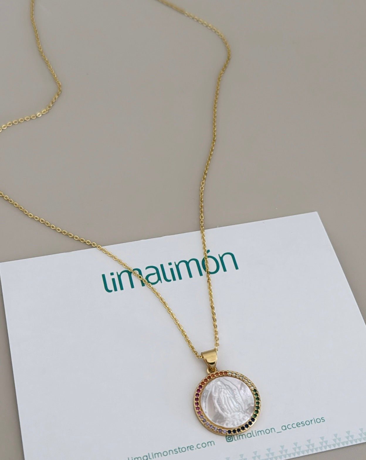 Guadalupe Virgin Necklace - Necklace | LimaLimón Store - 2