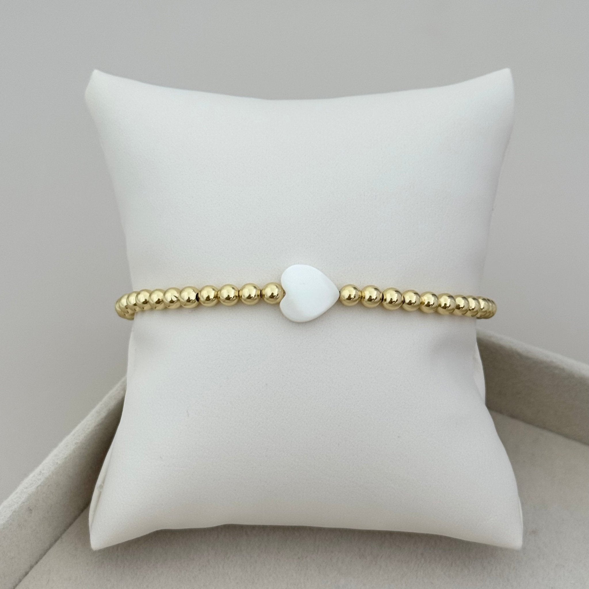 Heart Bead Bracelet - LimaLimón Store