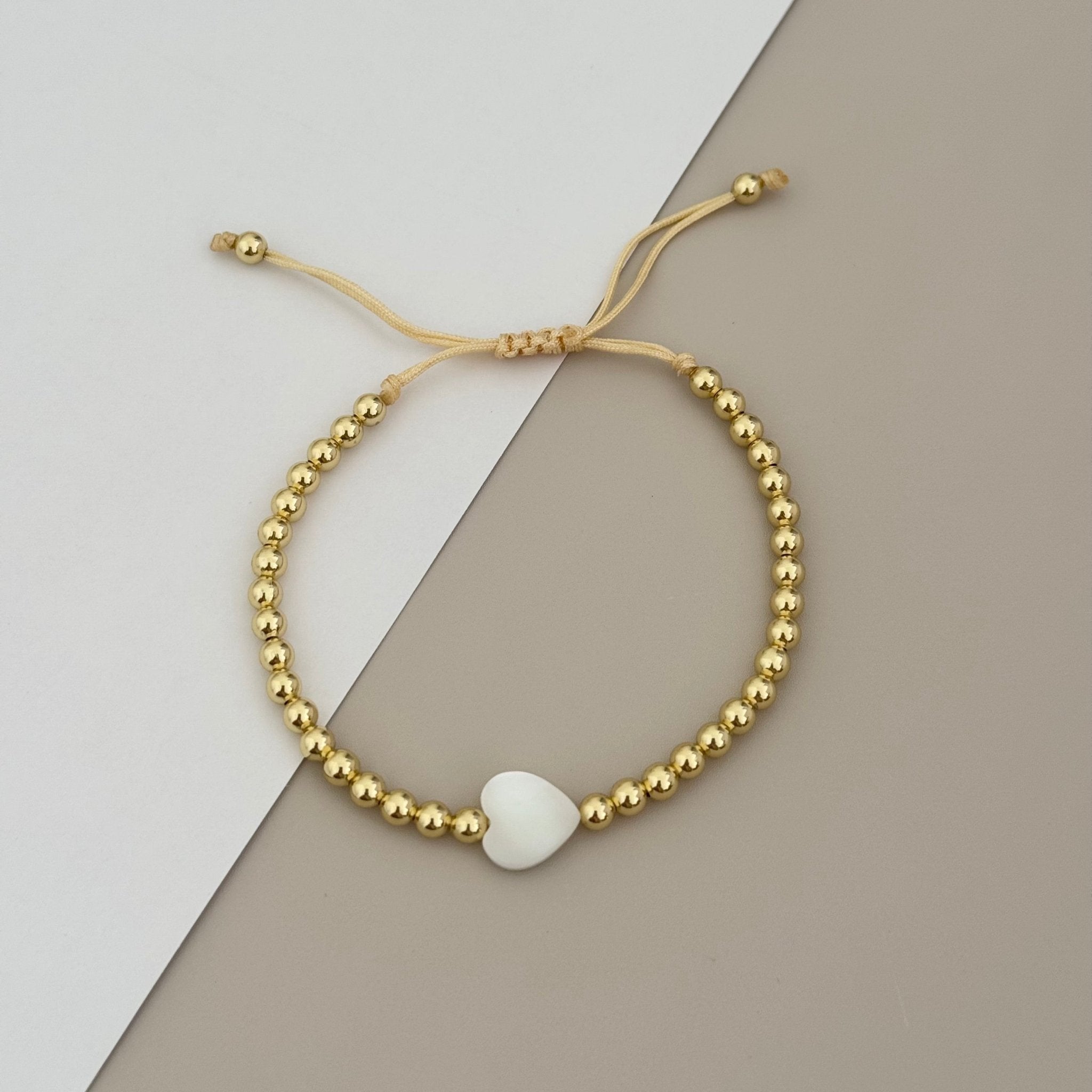 Heart Bead Bracelet - LimaLimón Store
