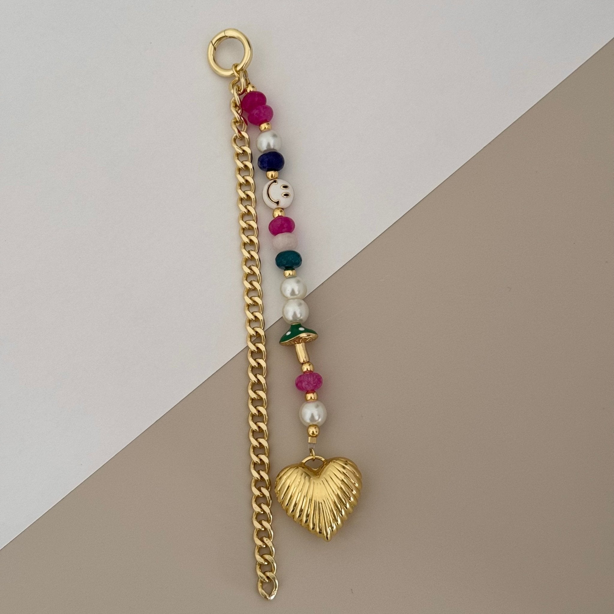 Heart Colors Bag Charm - LimaLimón Store