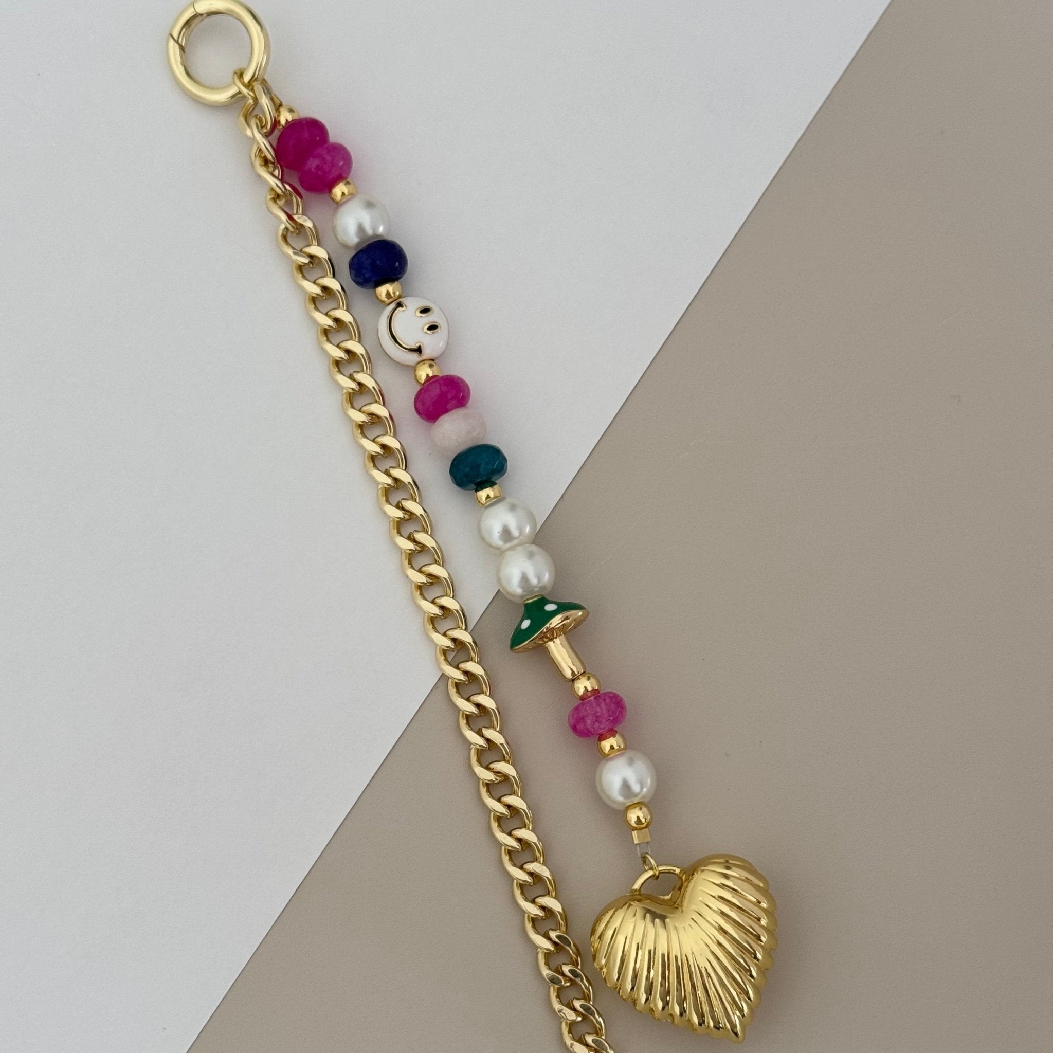 Heart Colors Bag Charm - LimaLimón Store