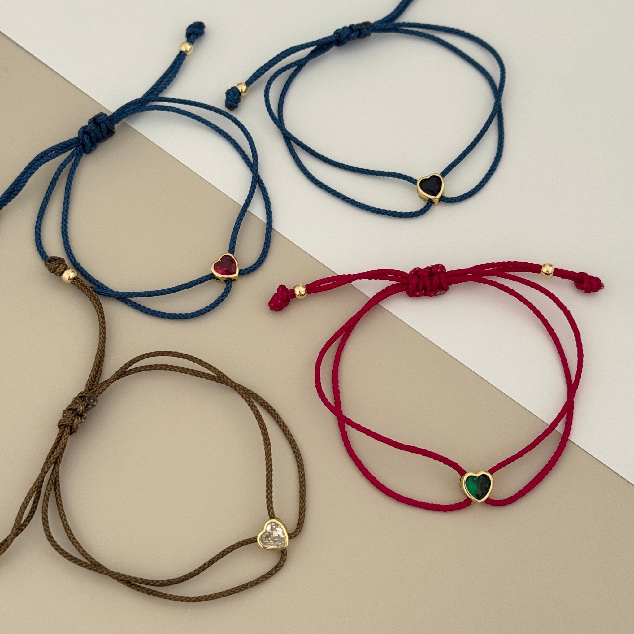 Heart Cord Bracelet - Bracelet | LimaLimón Store - 1