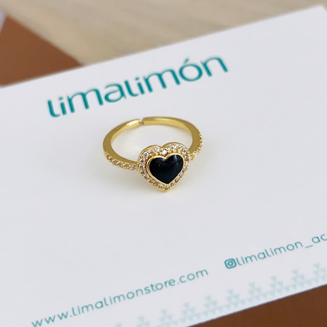 Heart Enamel Ring - LimaLimón Store