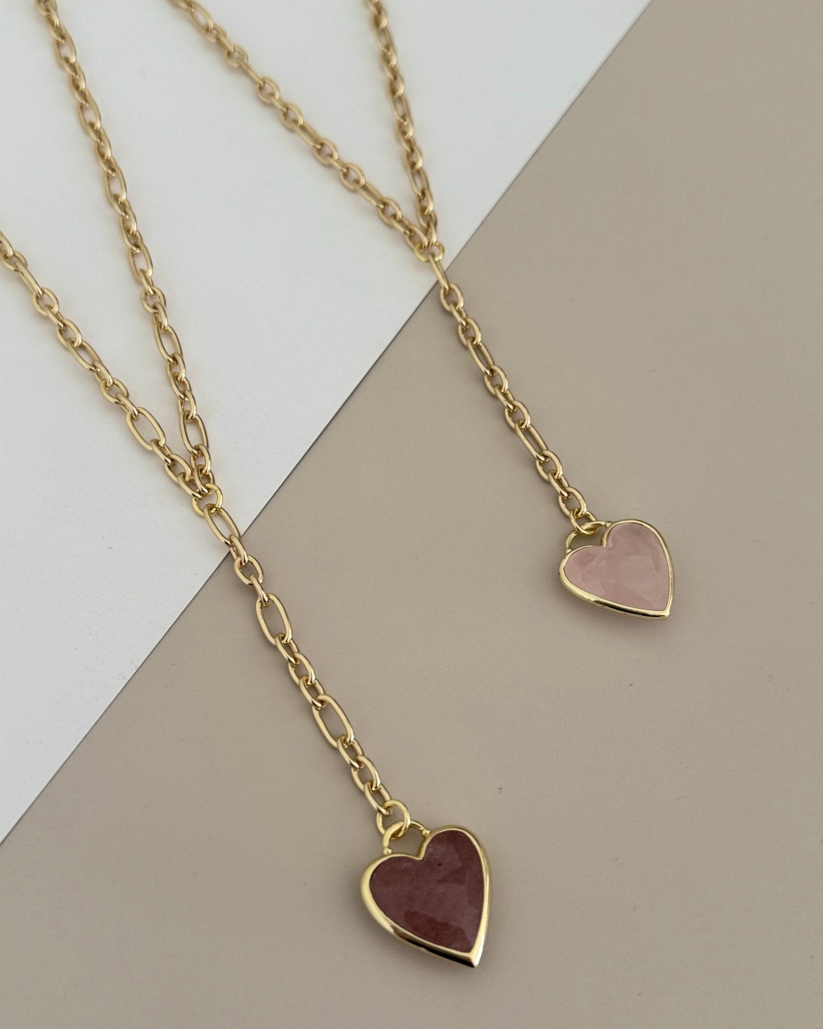 Heart Nacre Necklace - Necklace | LimaLimón Store - 1
