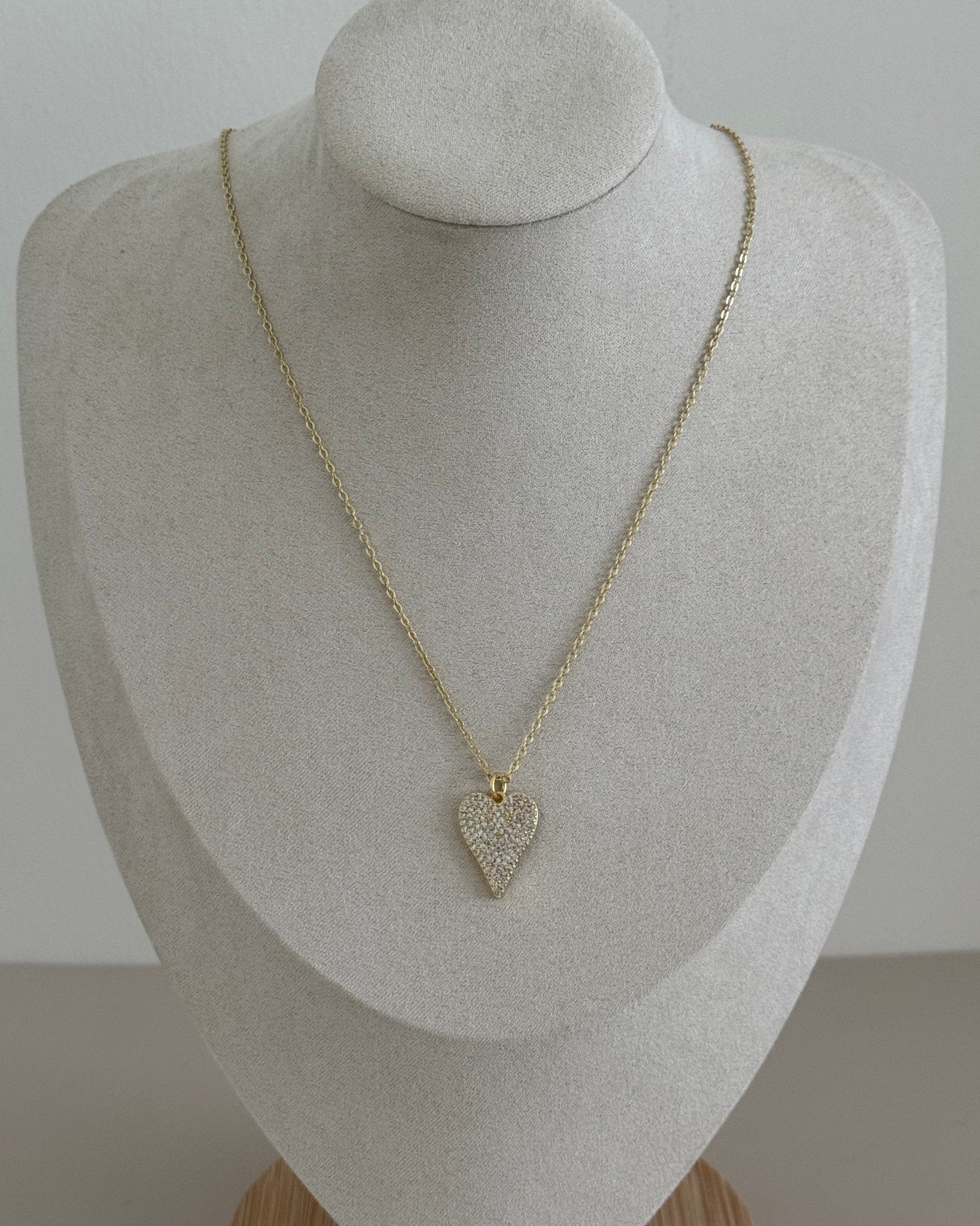 Heart Zirconia Necklace - LimaLimón Store