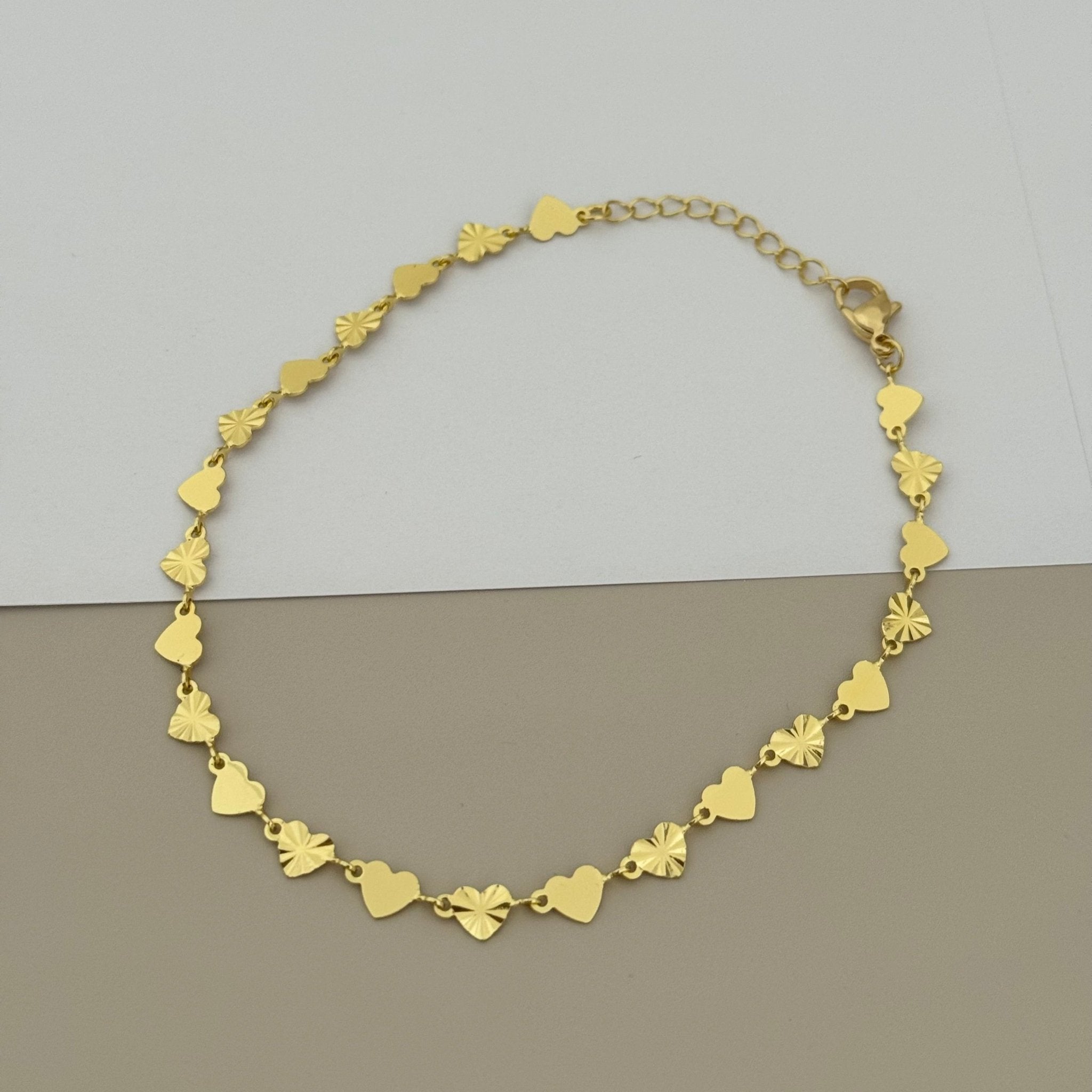 Hearts Anklet - Anklet | LimaLimón Store - 4