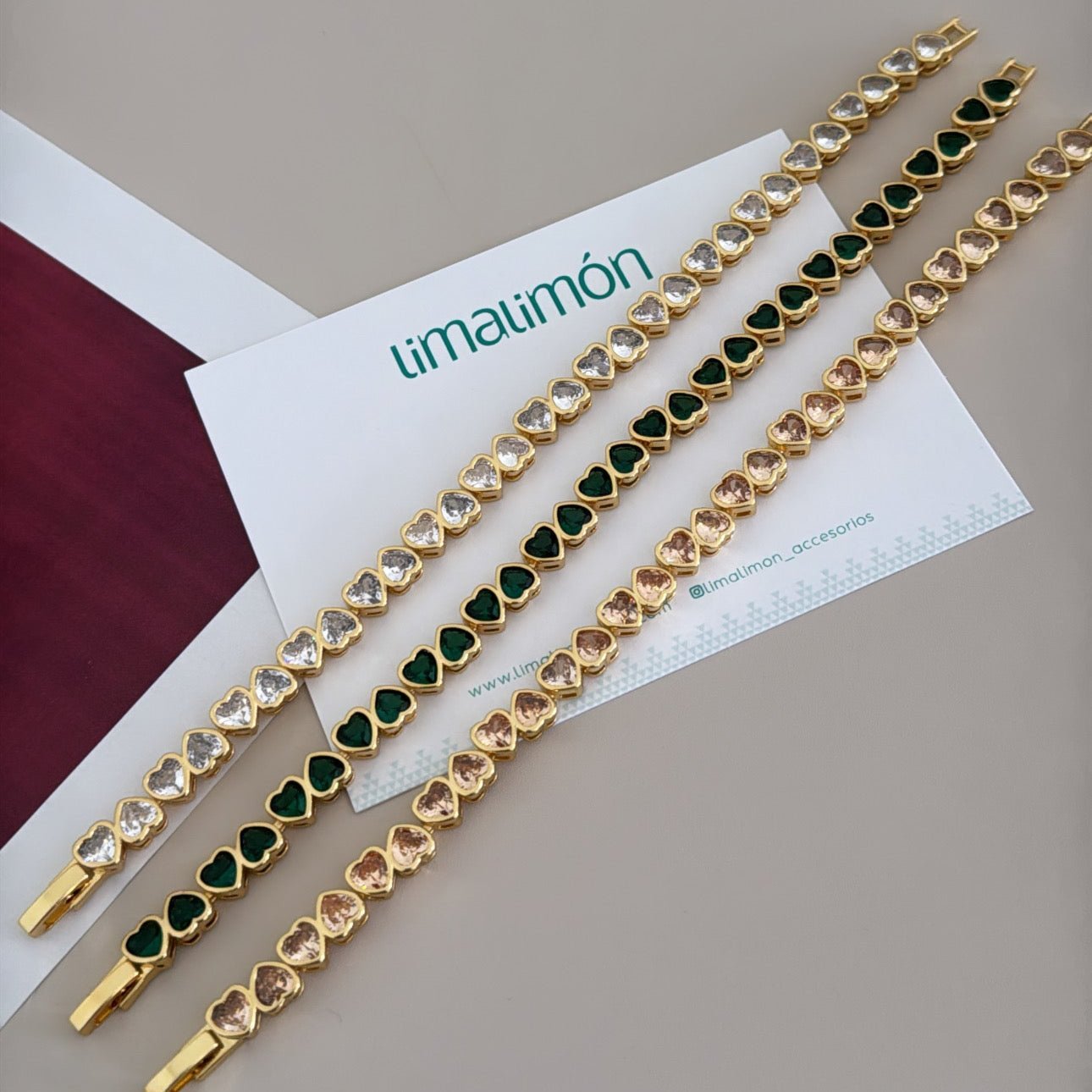 Hearts Bracelet - bracelet | LimaLimón Store - 6
