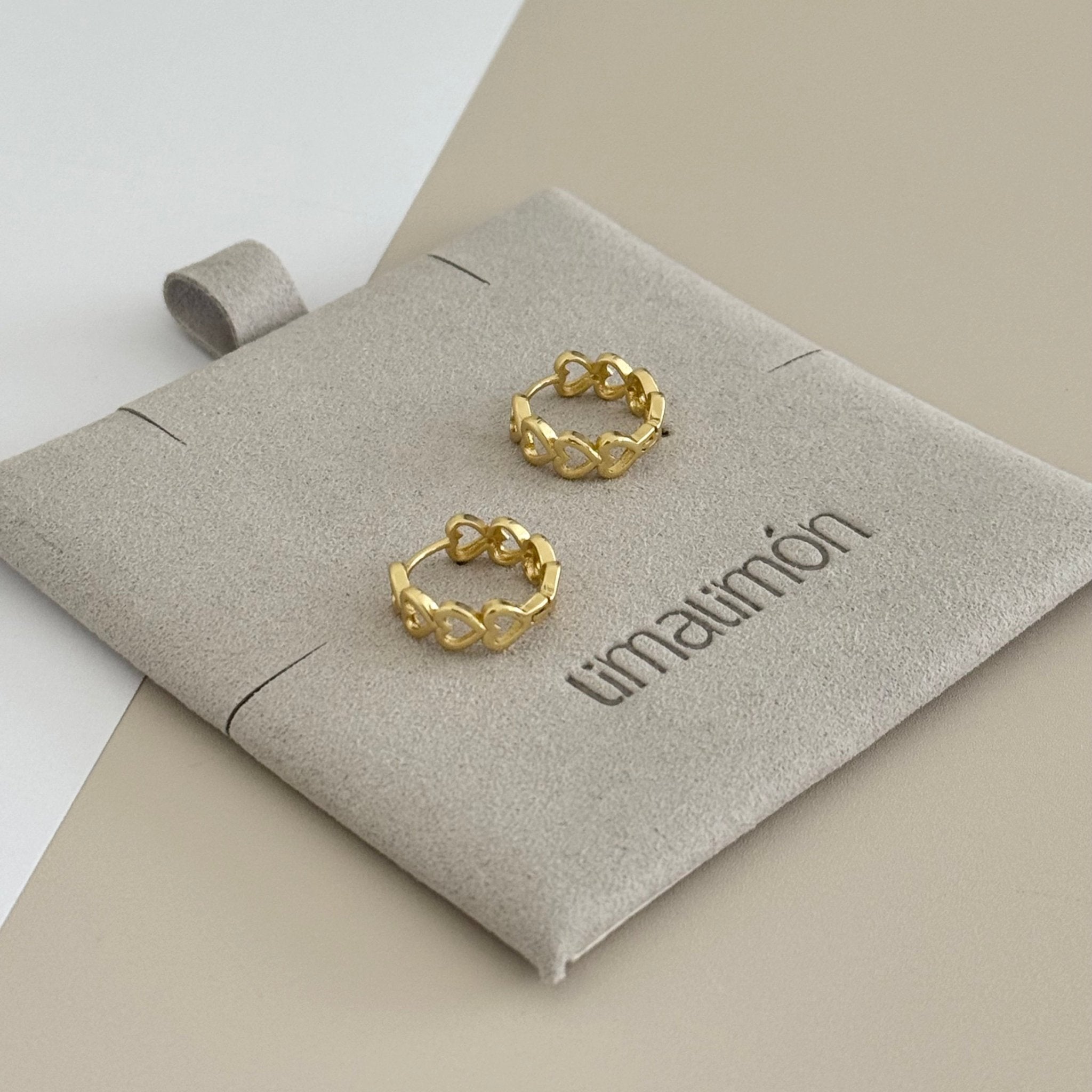 Hearts Hoops Earring - LimaLimón Store