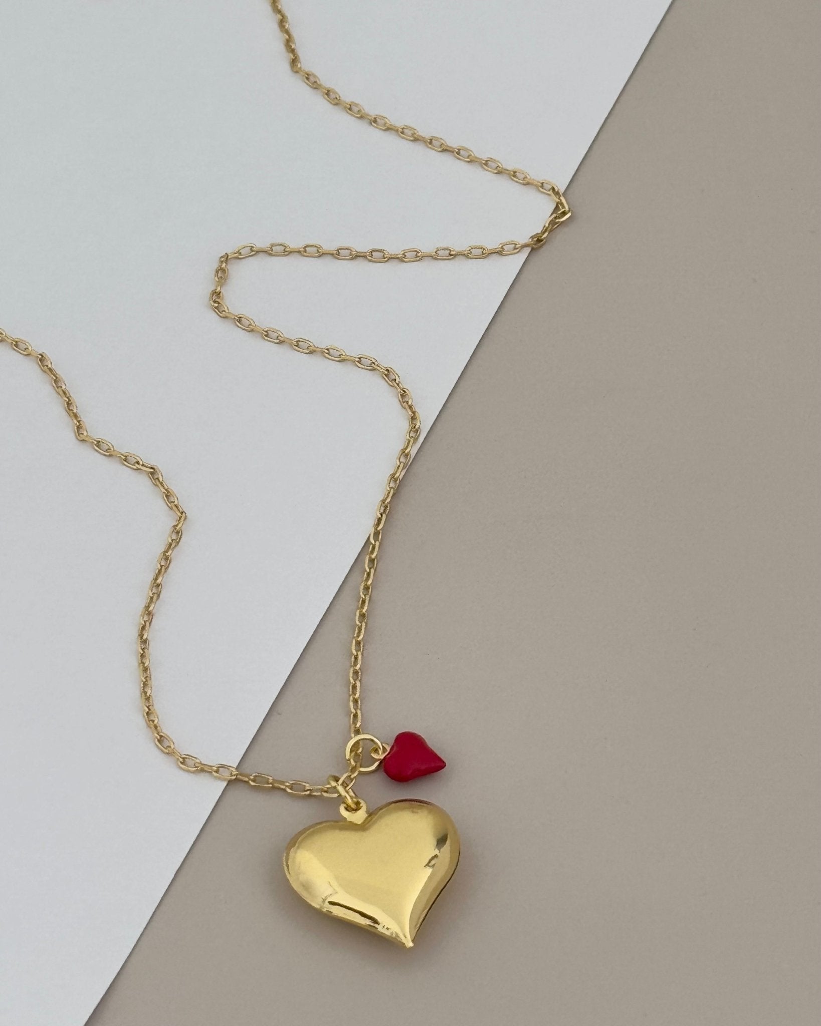 Hearts Red Necklace - Necklace | LimaLimón Store - 4