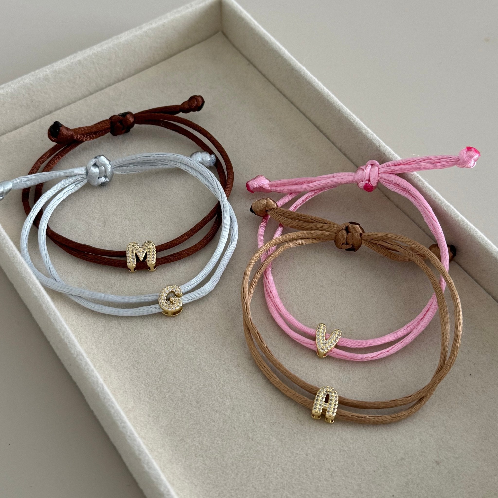 Initial Cord Bracelet - LimaLimón Store