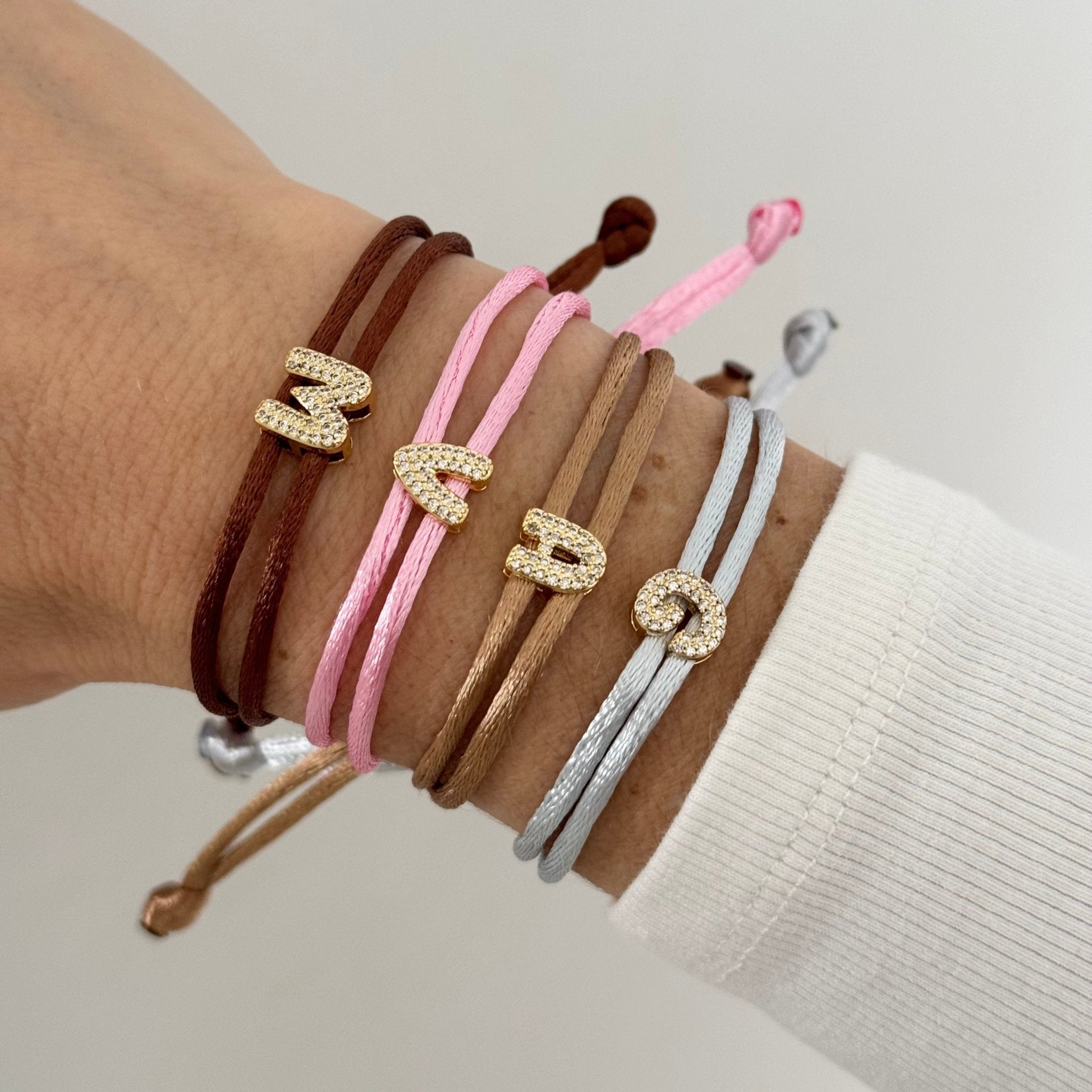 Initial Cord Bracelet - LimaLimón Store