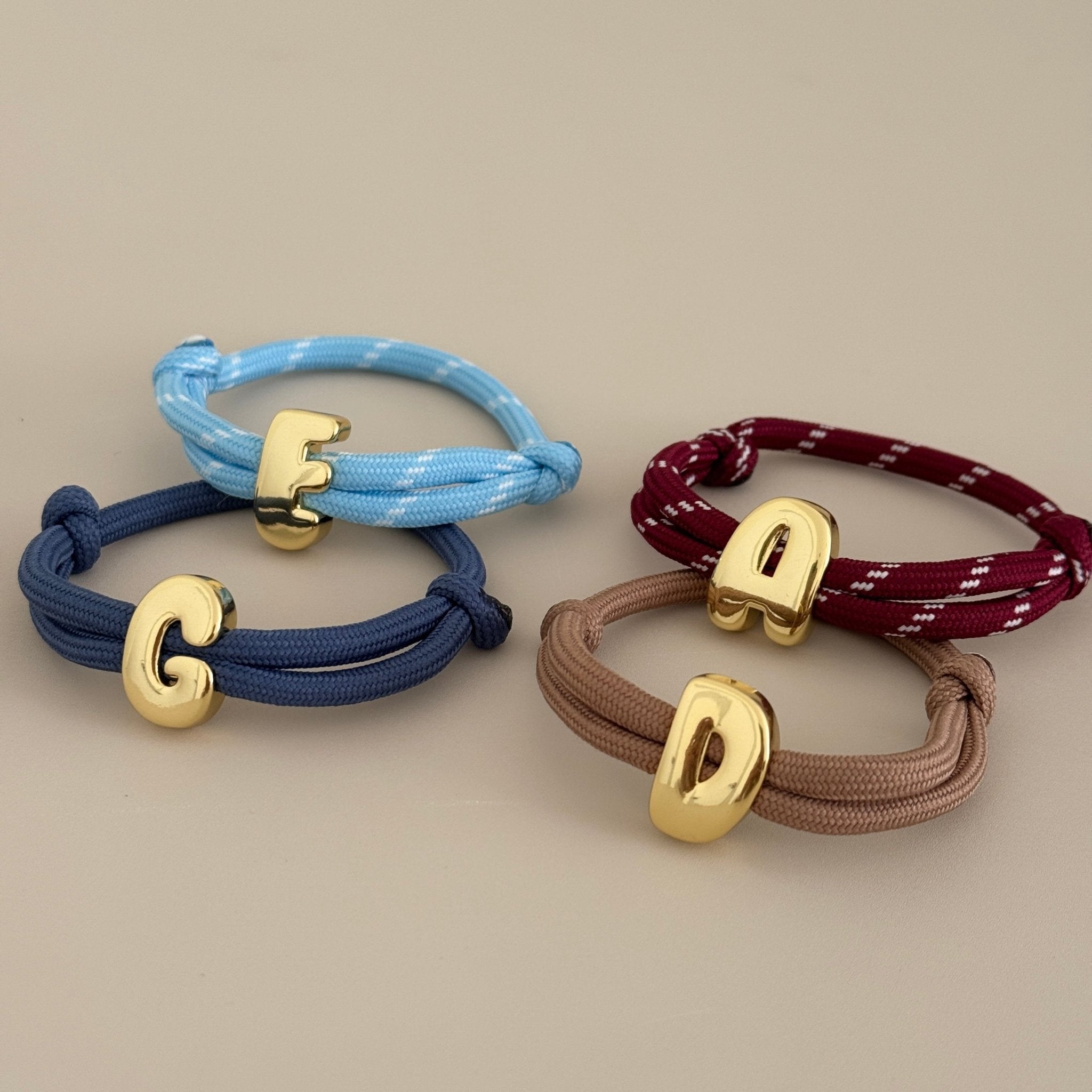 Initial Cord Bracelet - Bracelets | LimaLimón Store - 1