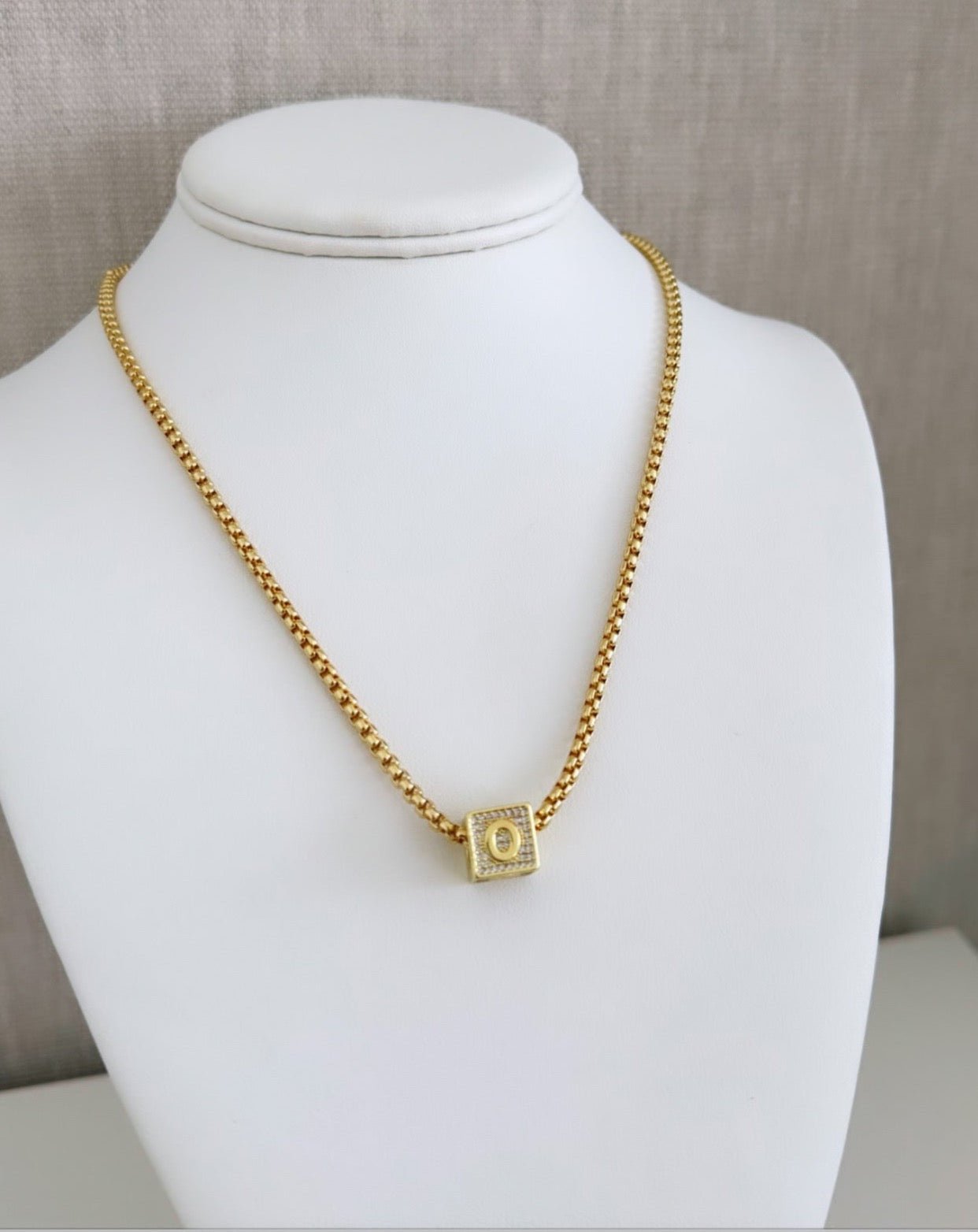 Initial Gold Necklace - LimaLimón Store