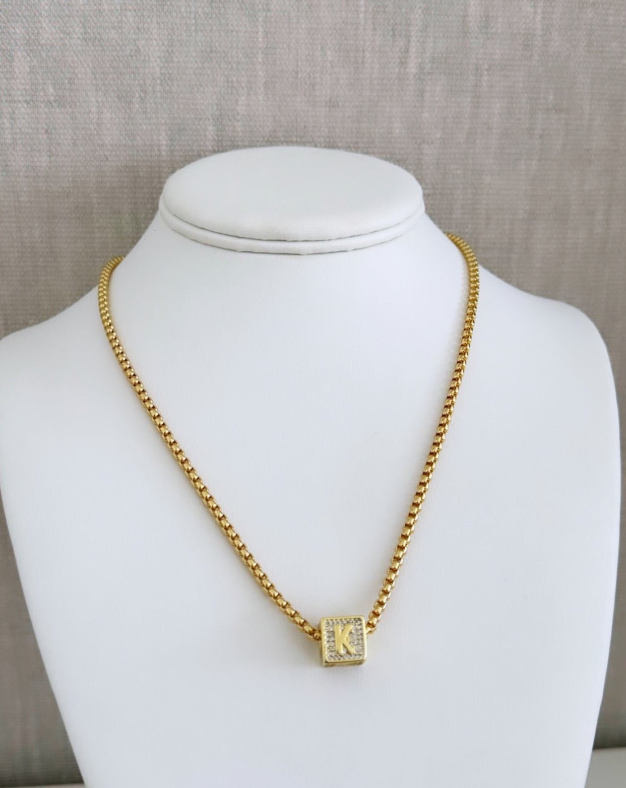 Initial Gold Necklace - LimaLimón Store
