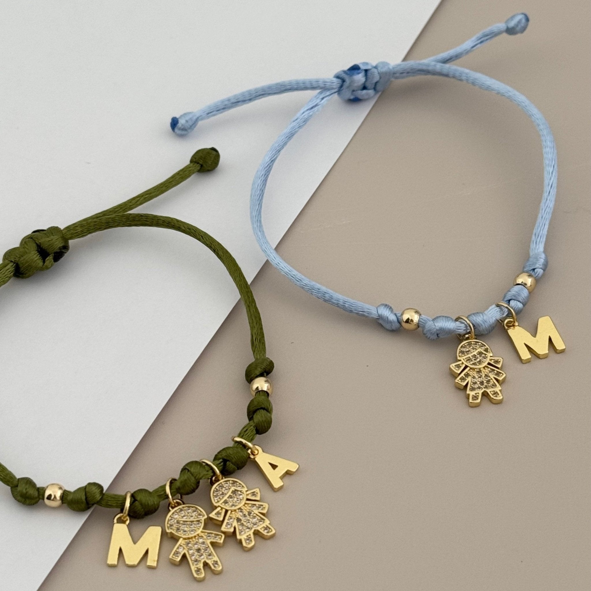 Kids Initial Bracelet - LimaLimón Store