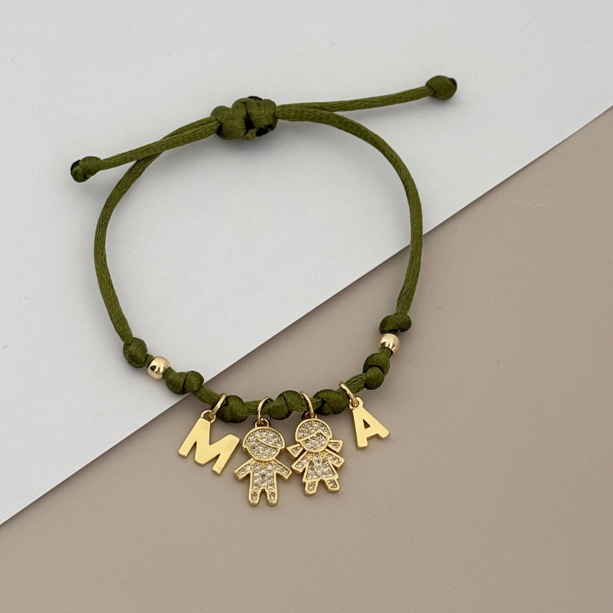 Kids Initial Bracelet - LimaLimón Store