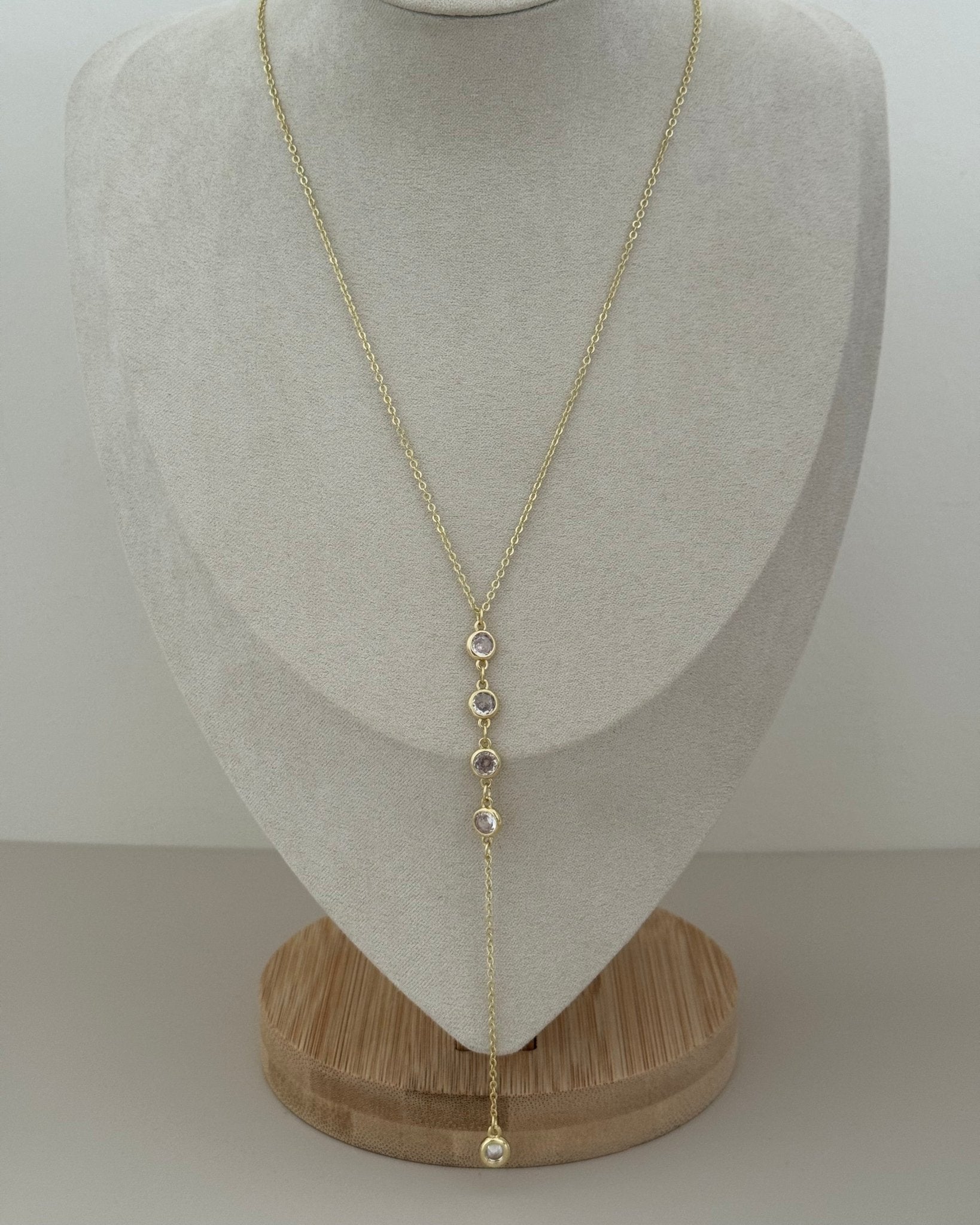 Long Zirconia Necklace - LimaLimón Store